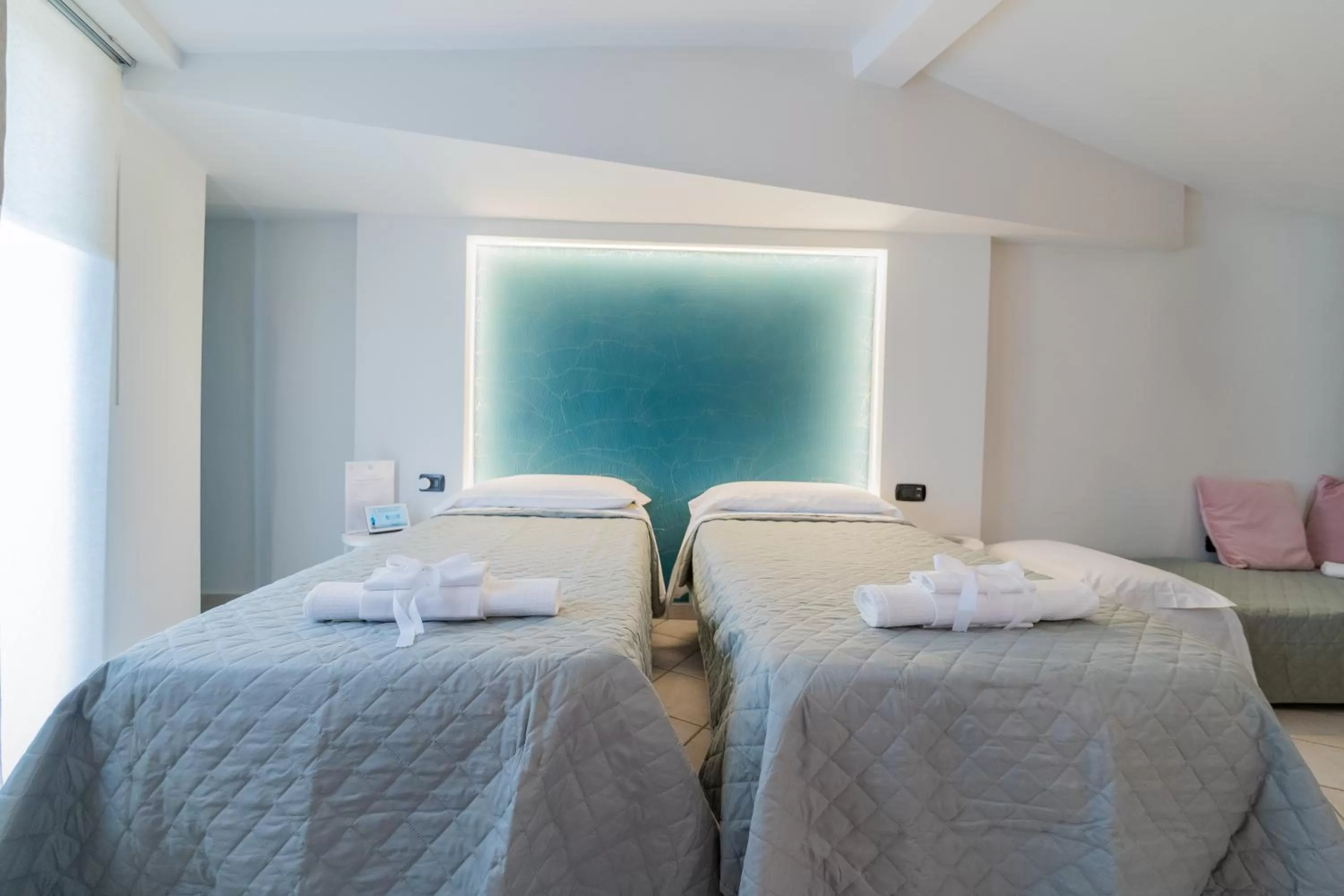 Bed in Villa Rocla guest house Pompei