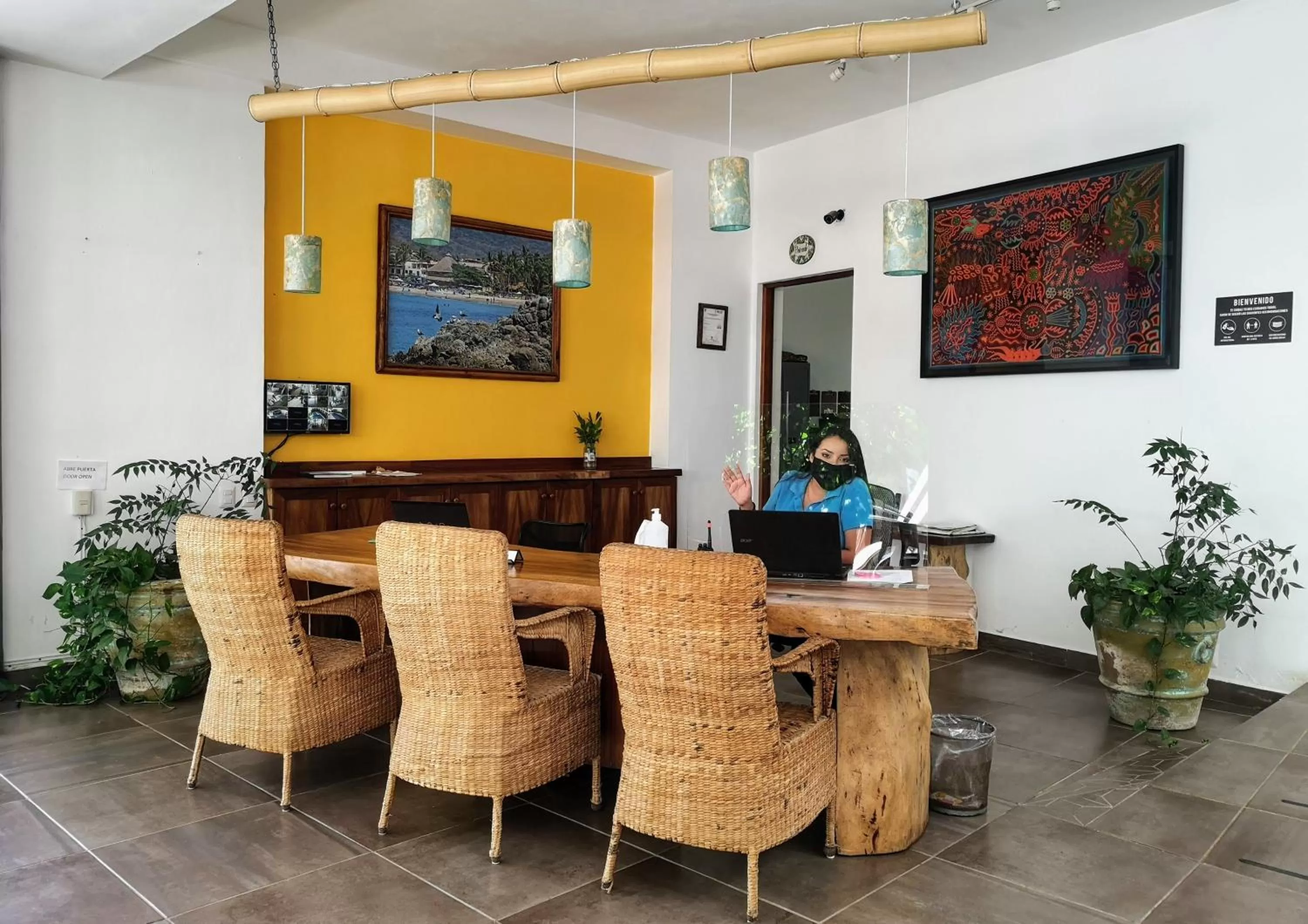 Staff in Hotelito Los Sueños