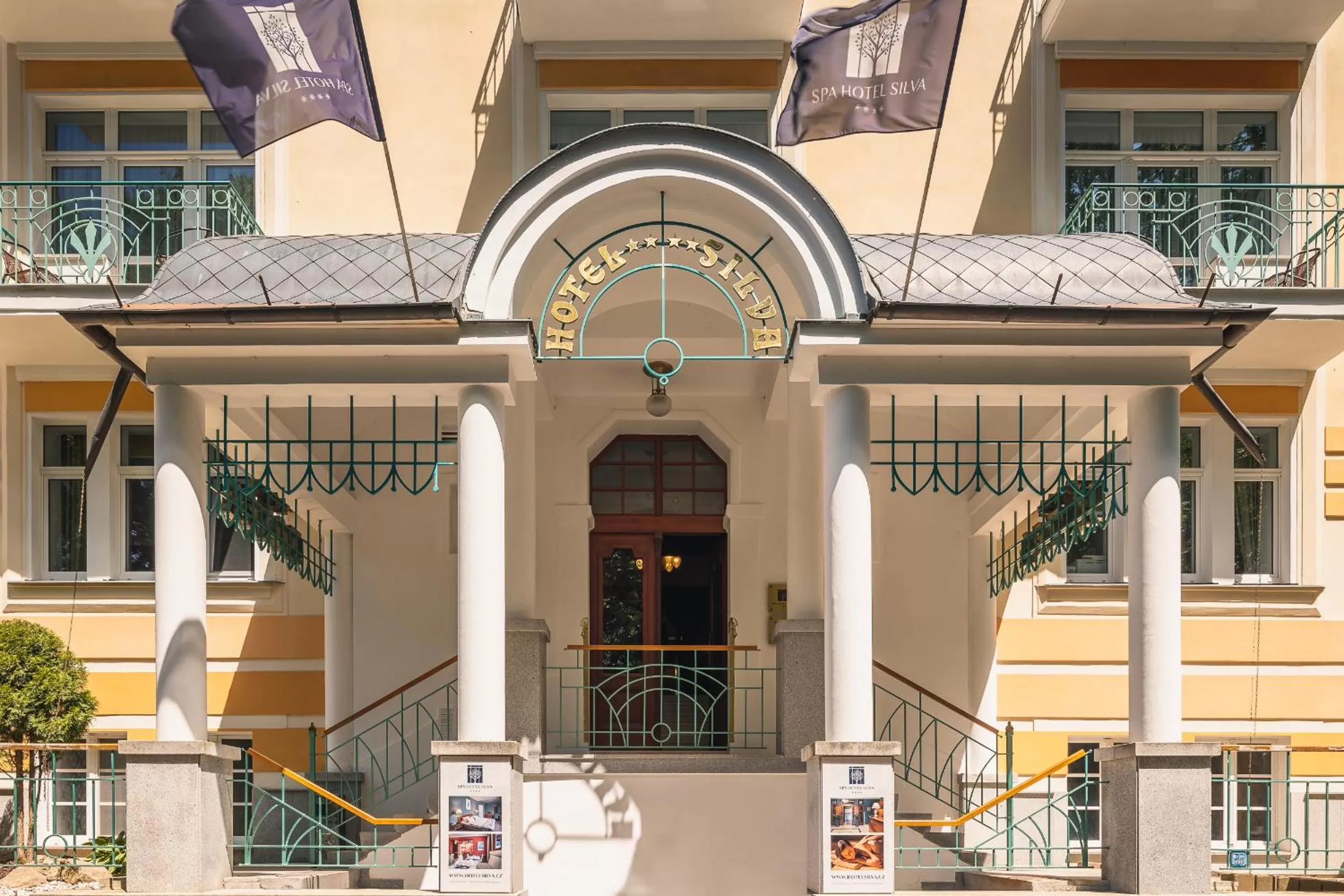 Facade/entrance in Spa & Wellness Hotel Silva