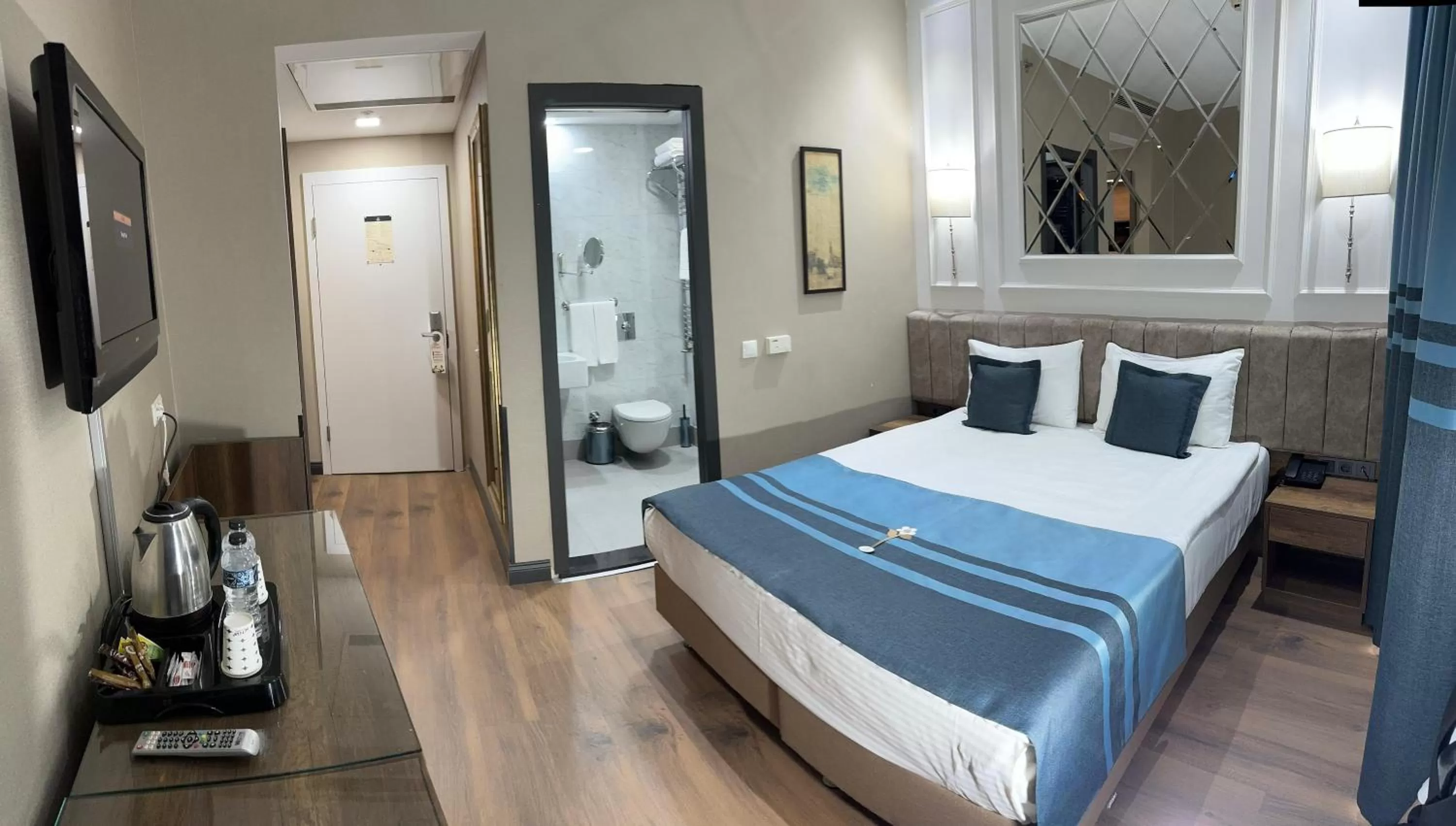 TV and multimedia, Bed in The Hotel Beyaz Saray & Spa - Special Category