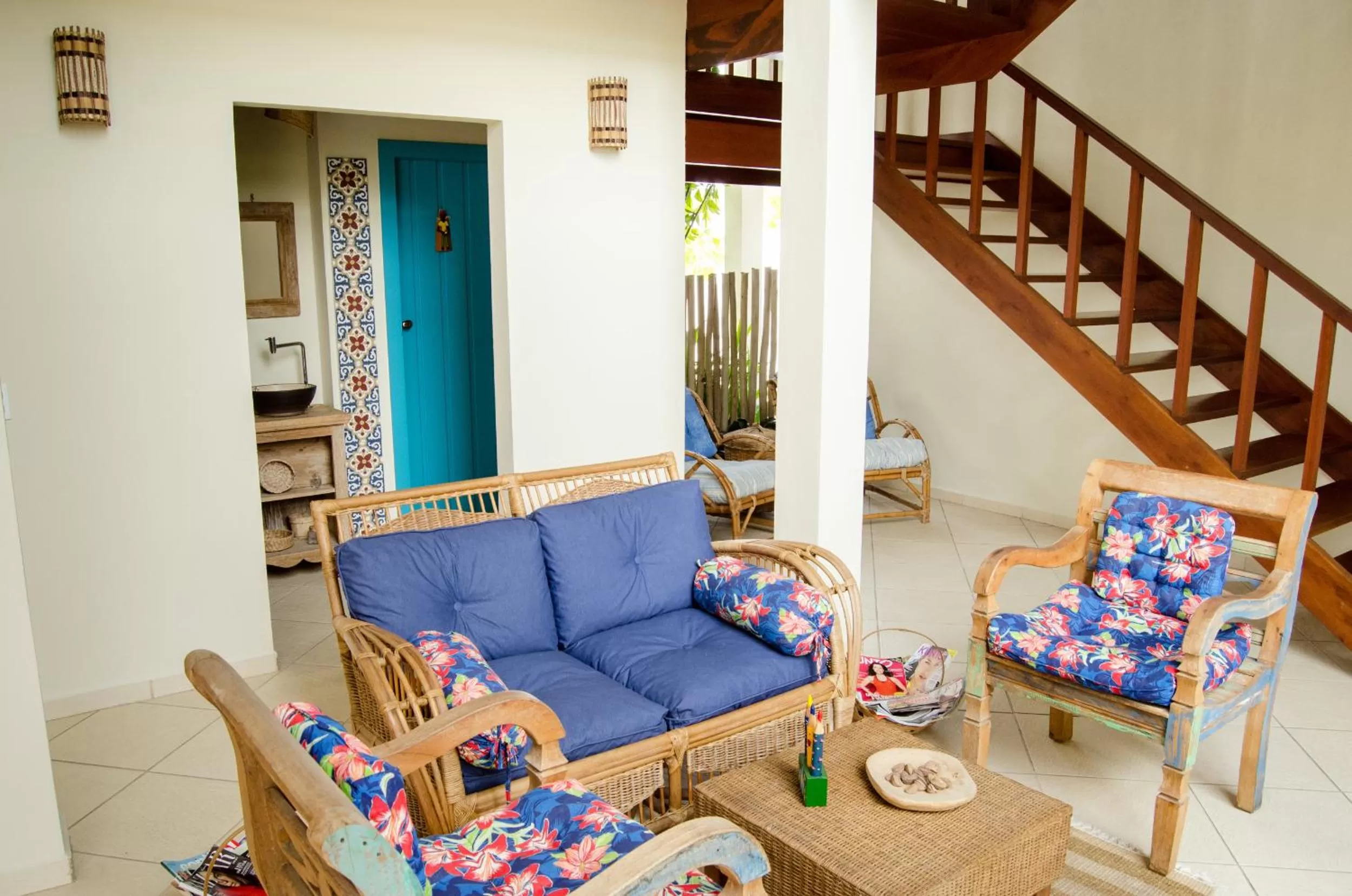 Decorative detail, Seating Area in Pousada Pomar Paraty