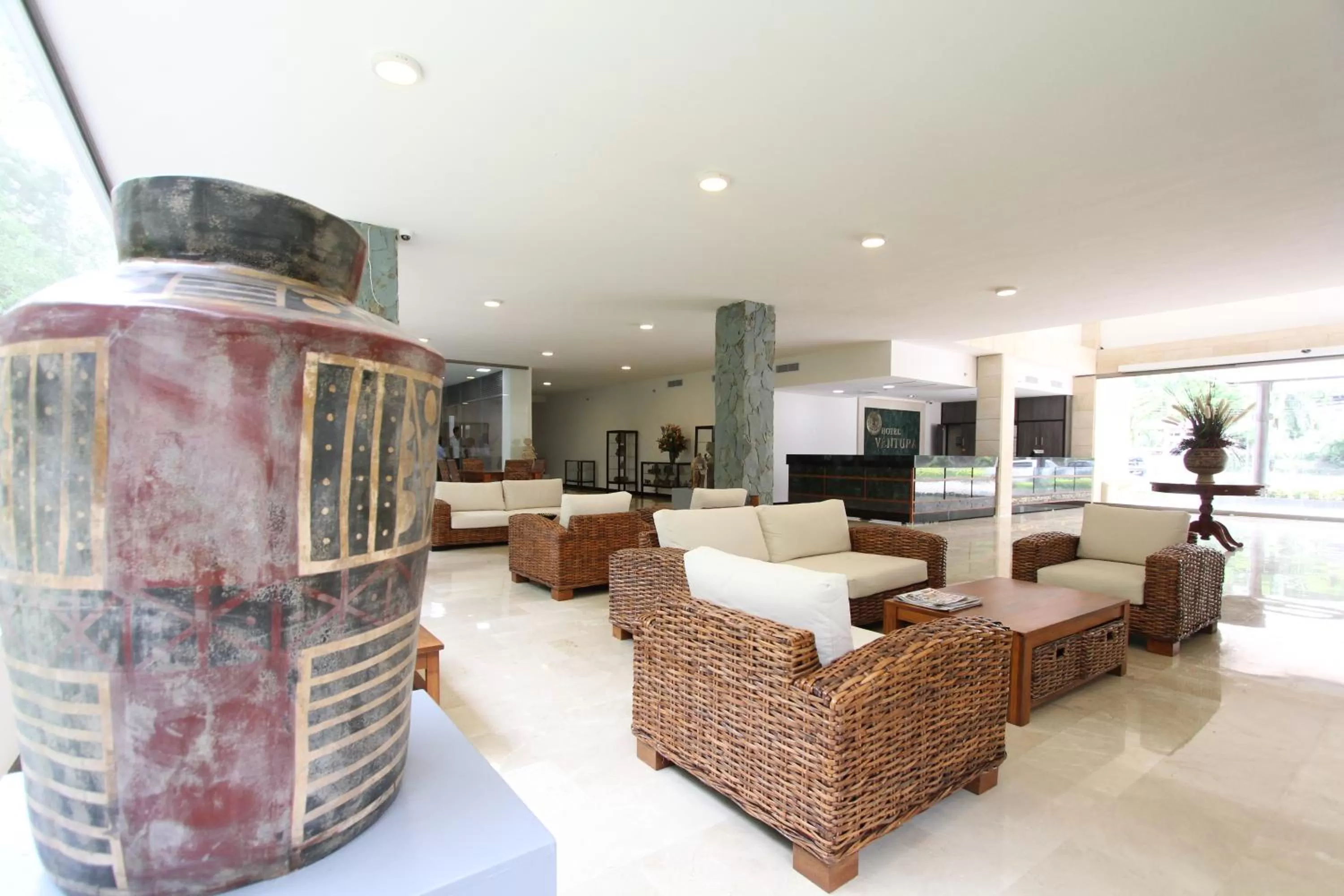Lobby or reception in Hotel Ventura