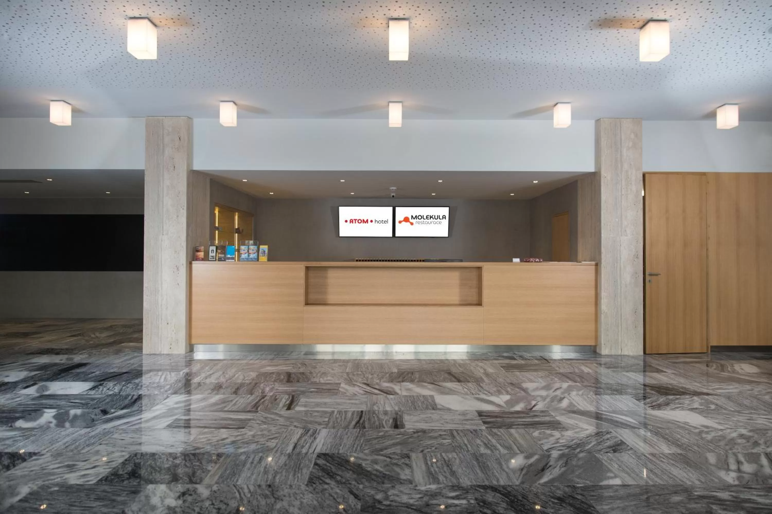 Lobby or reception in Hotel Atom Třebíč