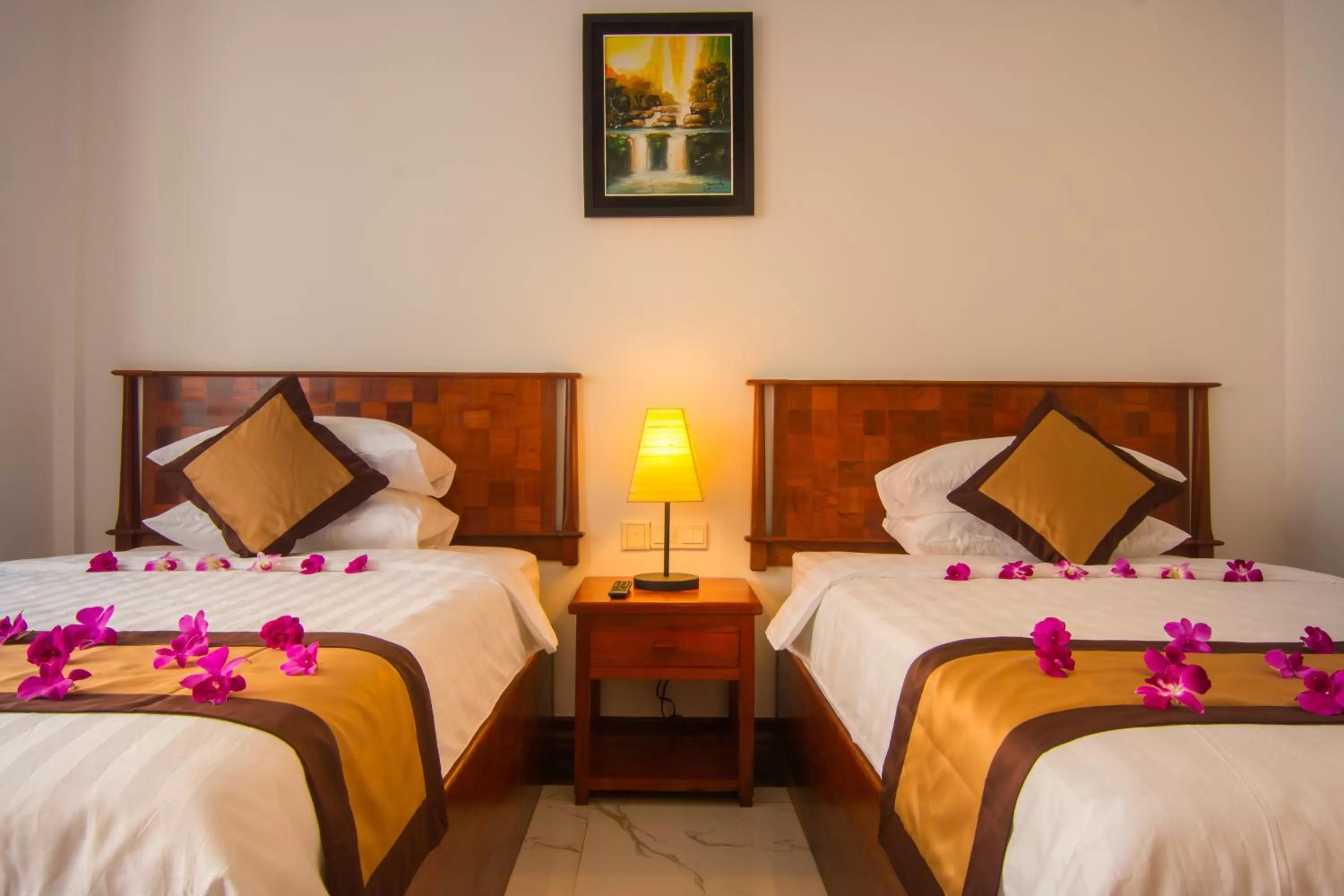 Bed in Glorious Hotel