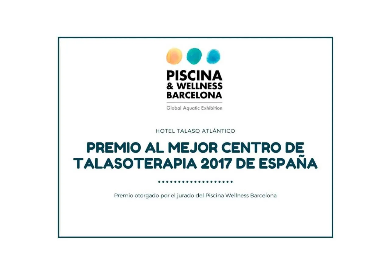 Certificate/Award in Talaso Atlántico