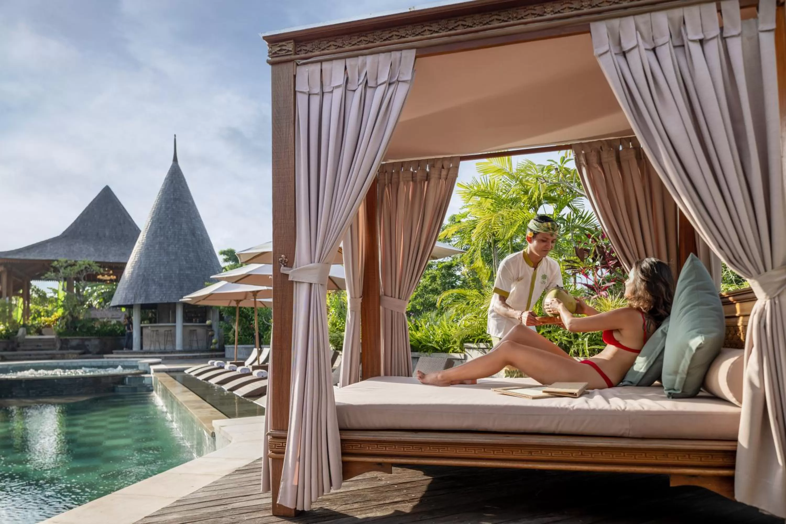 Guests in The Alena Resort a Pramana Experience