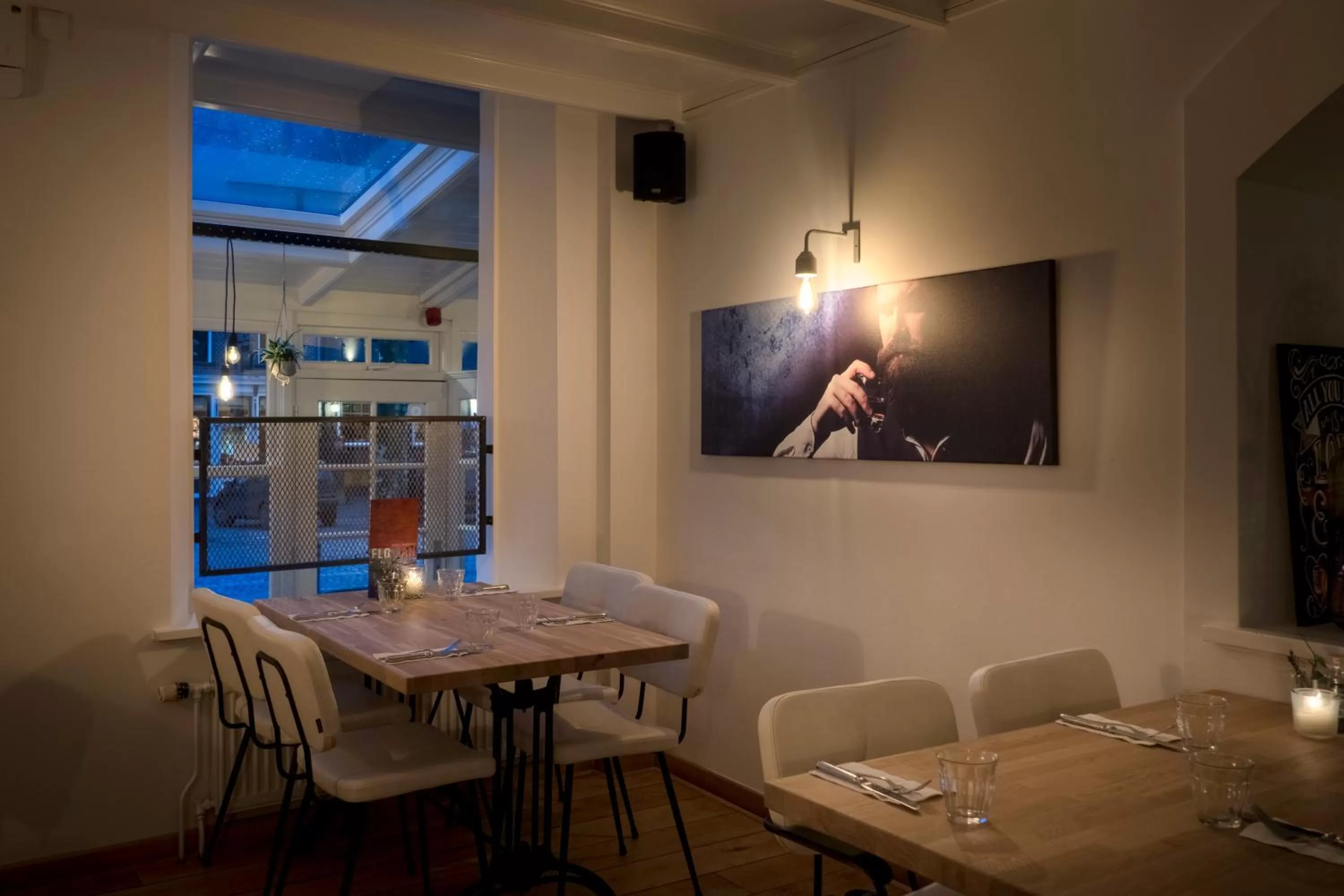 Dining area in Hotel Brasserie Florian