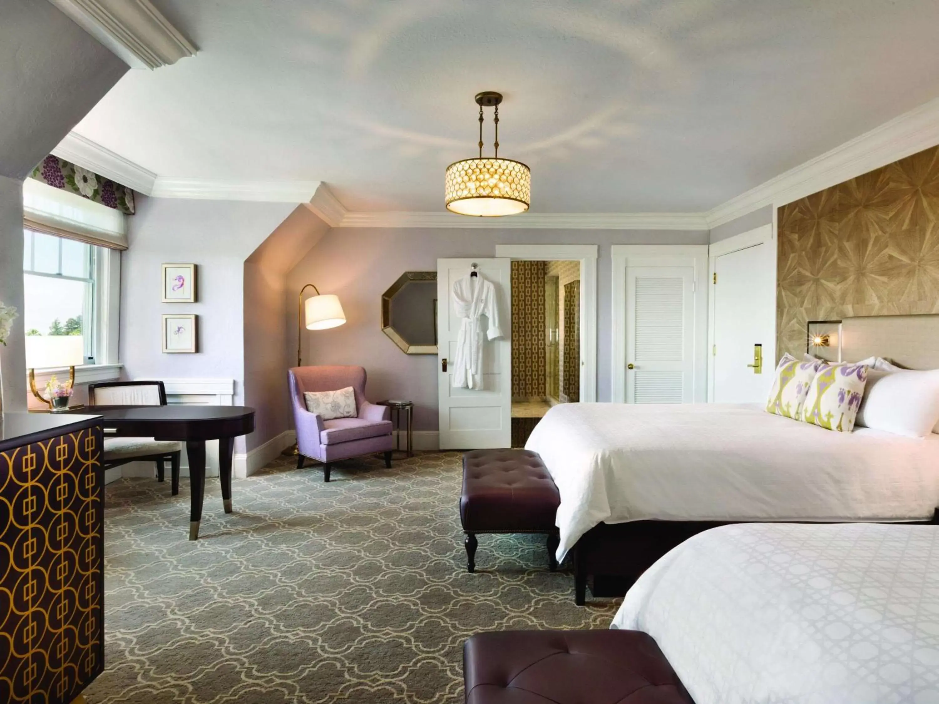 Junior Suite with Two Queen Beds in The Claremont Club & Spa, A Fairmont Hotel Junior Suite with Two Queen Beds in The Claremont Club & Spa, A Fairmont Hotel