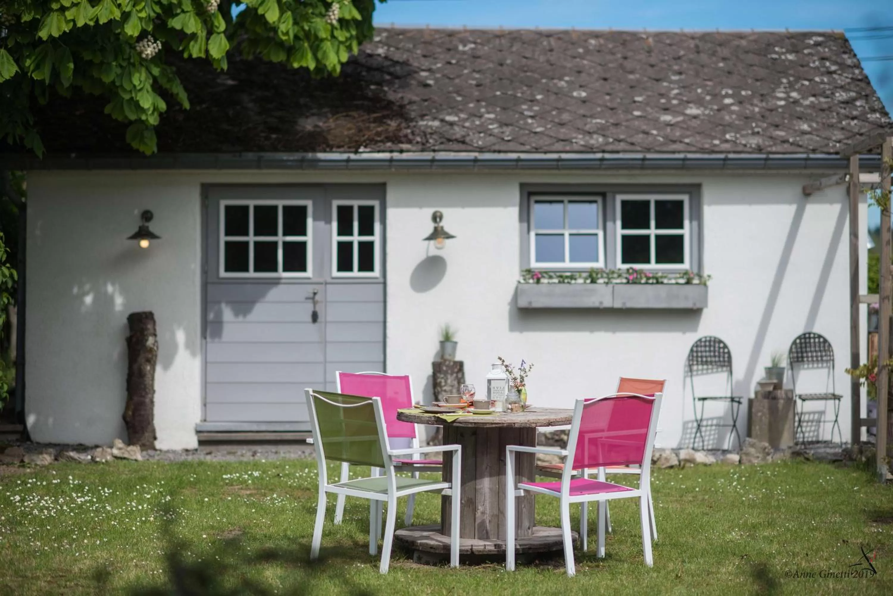 Garden in Les Chambres du Vivier, chambres d'hôtes à Durbuy