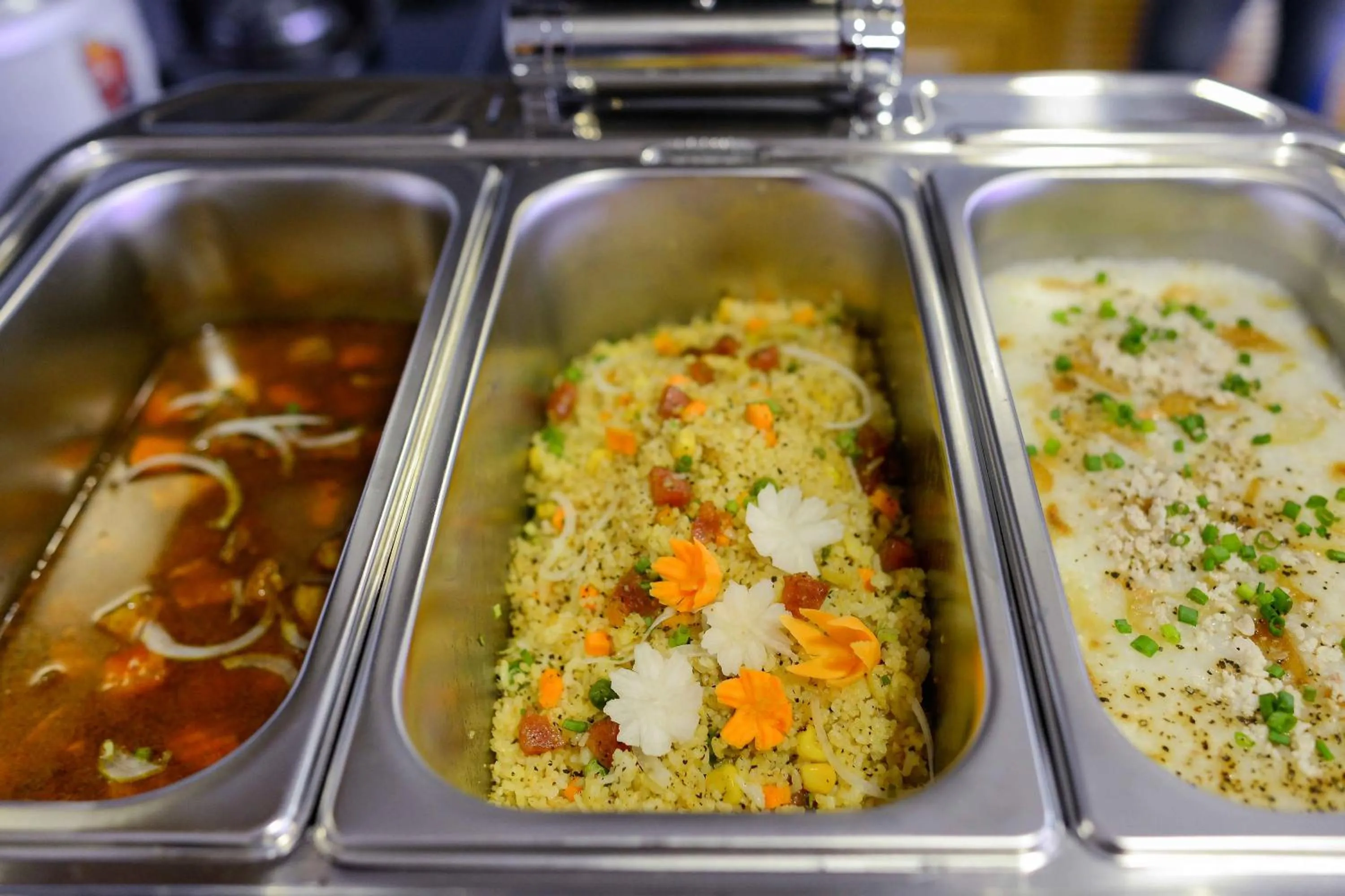 Buffet breakfast in Saigonciti Hotel