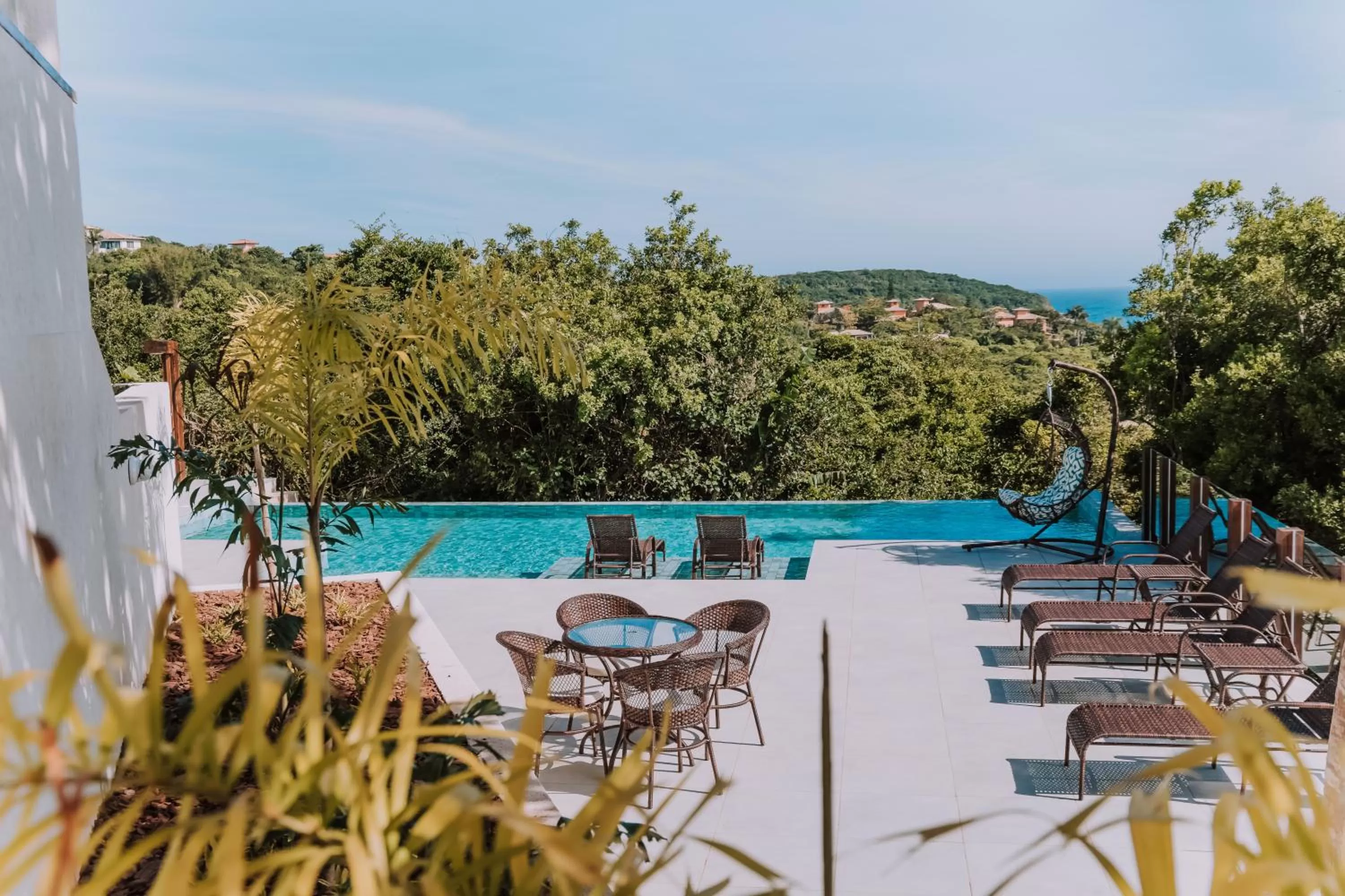Pool view in Pousada Peninsula de Buzios