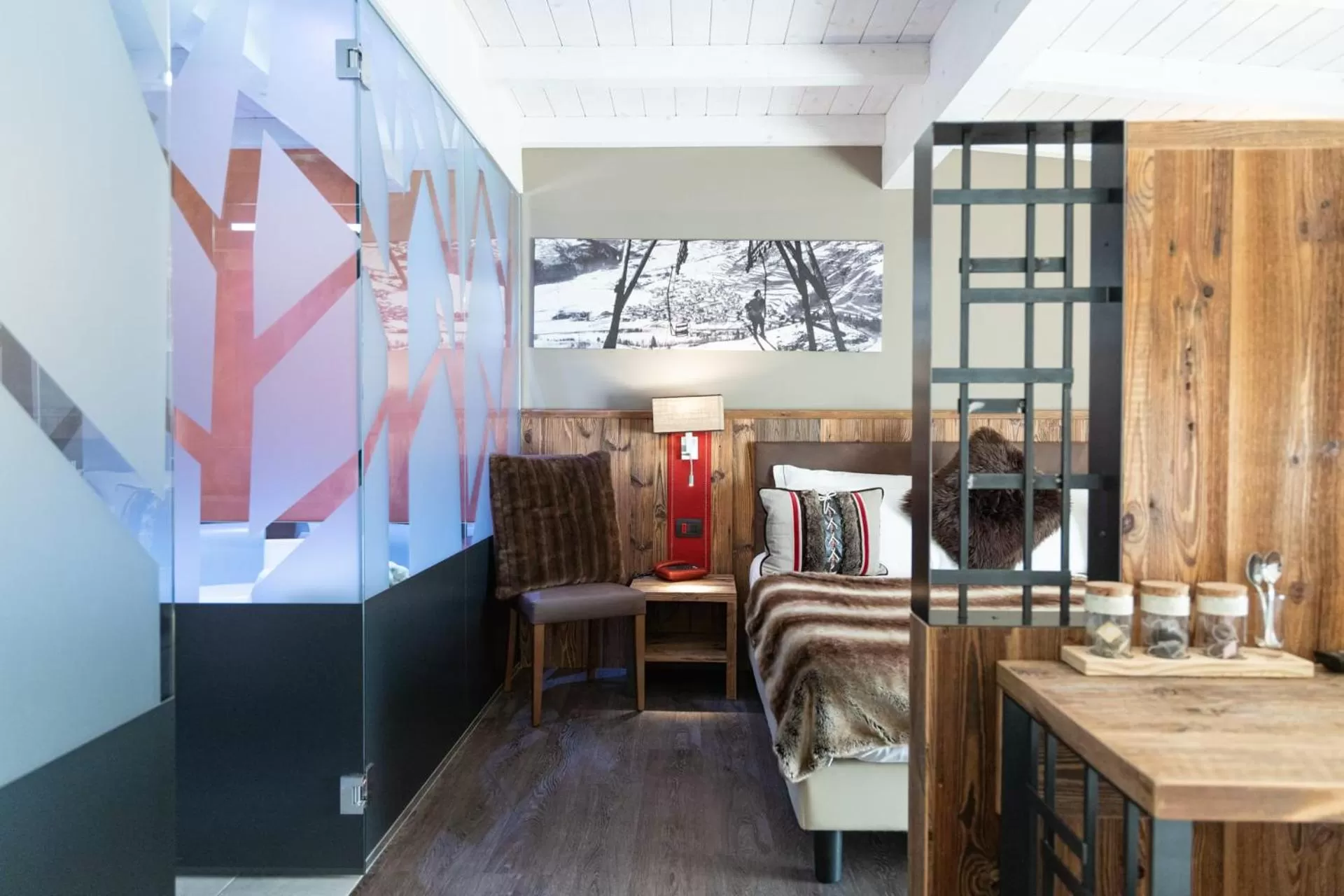 Bed in Olimpia Hotel