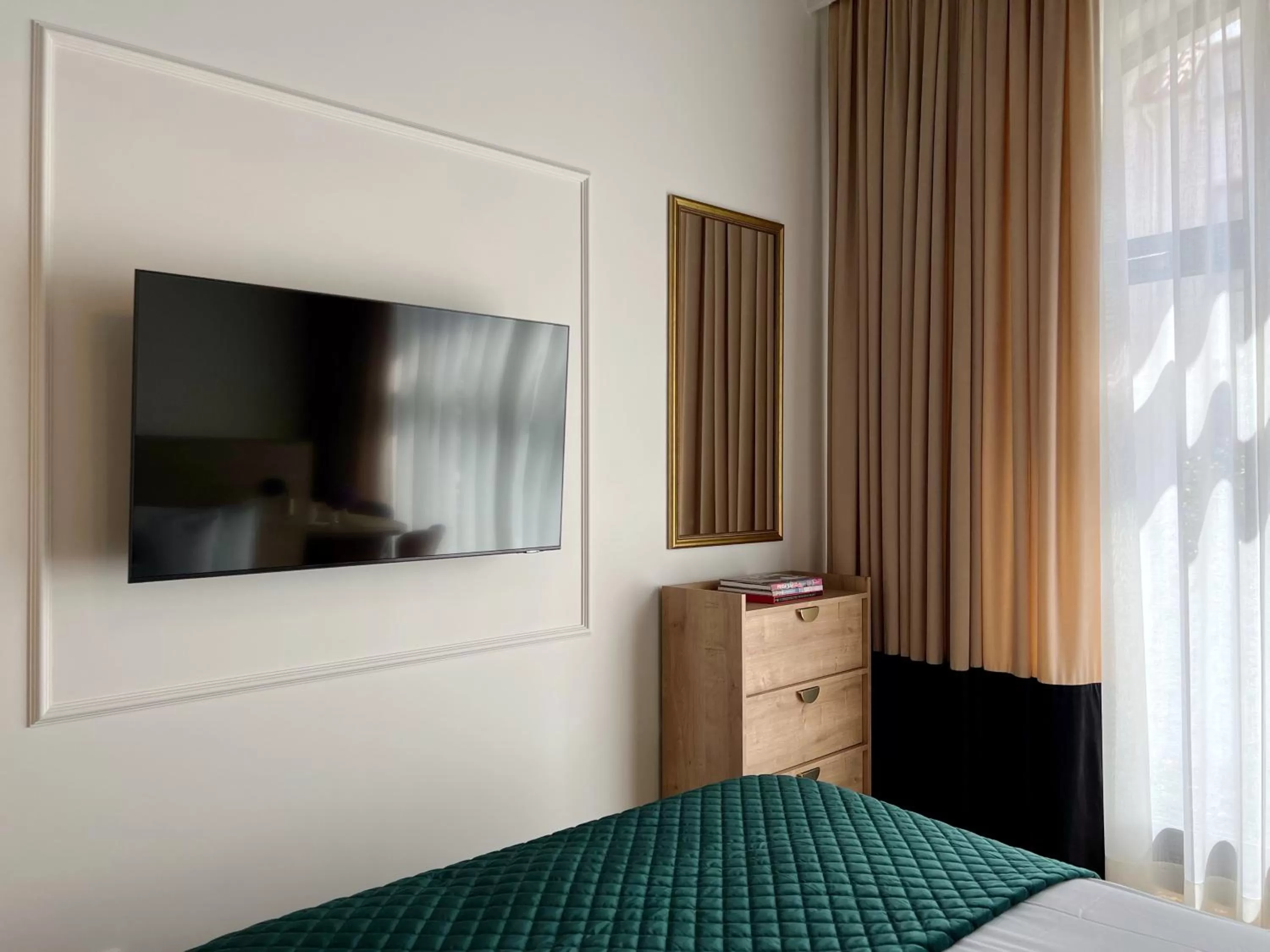 Bed in Kurkowa Apartments