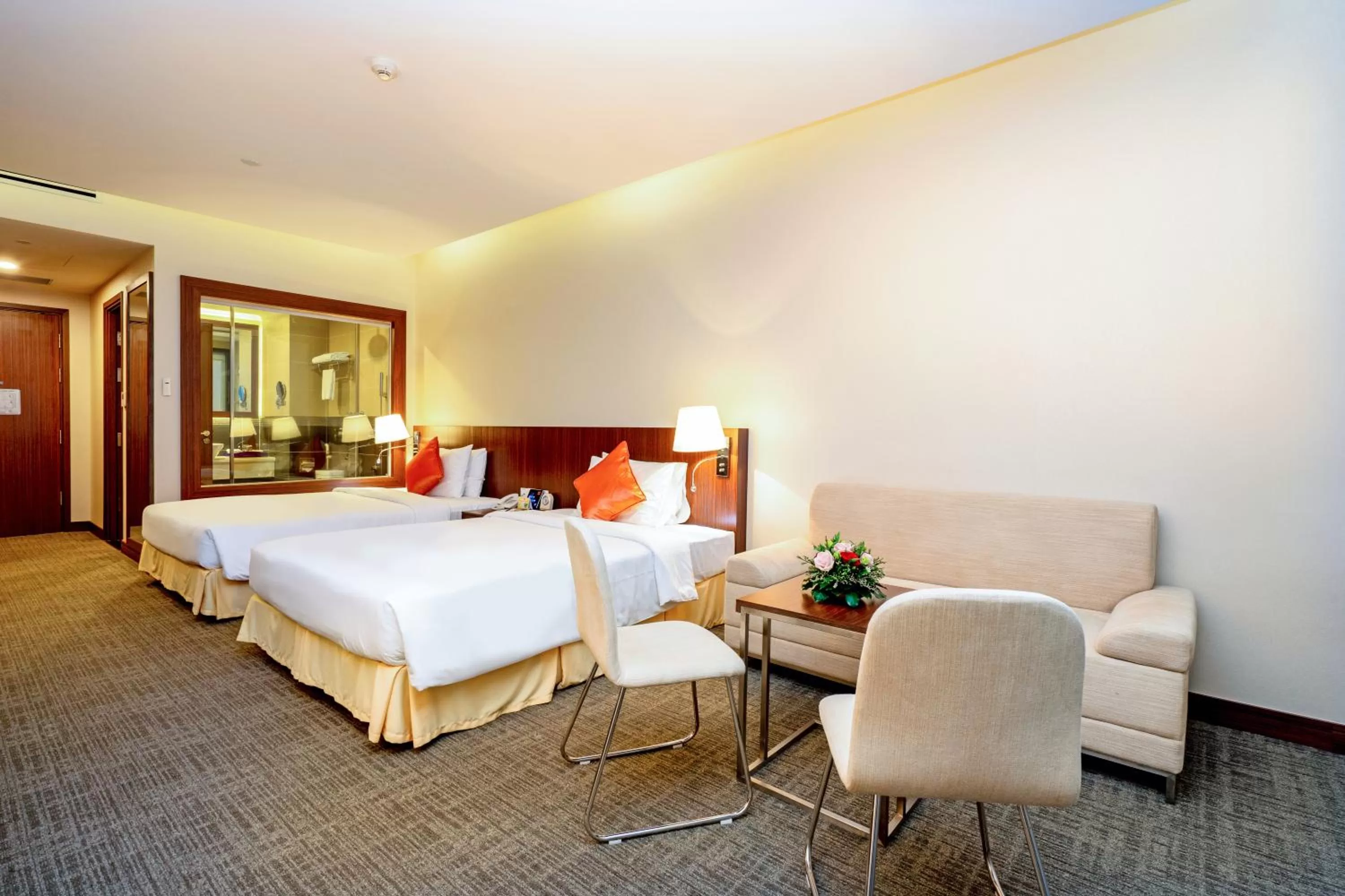 Photo of the whole room, Bed in Becamex Hotel New City