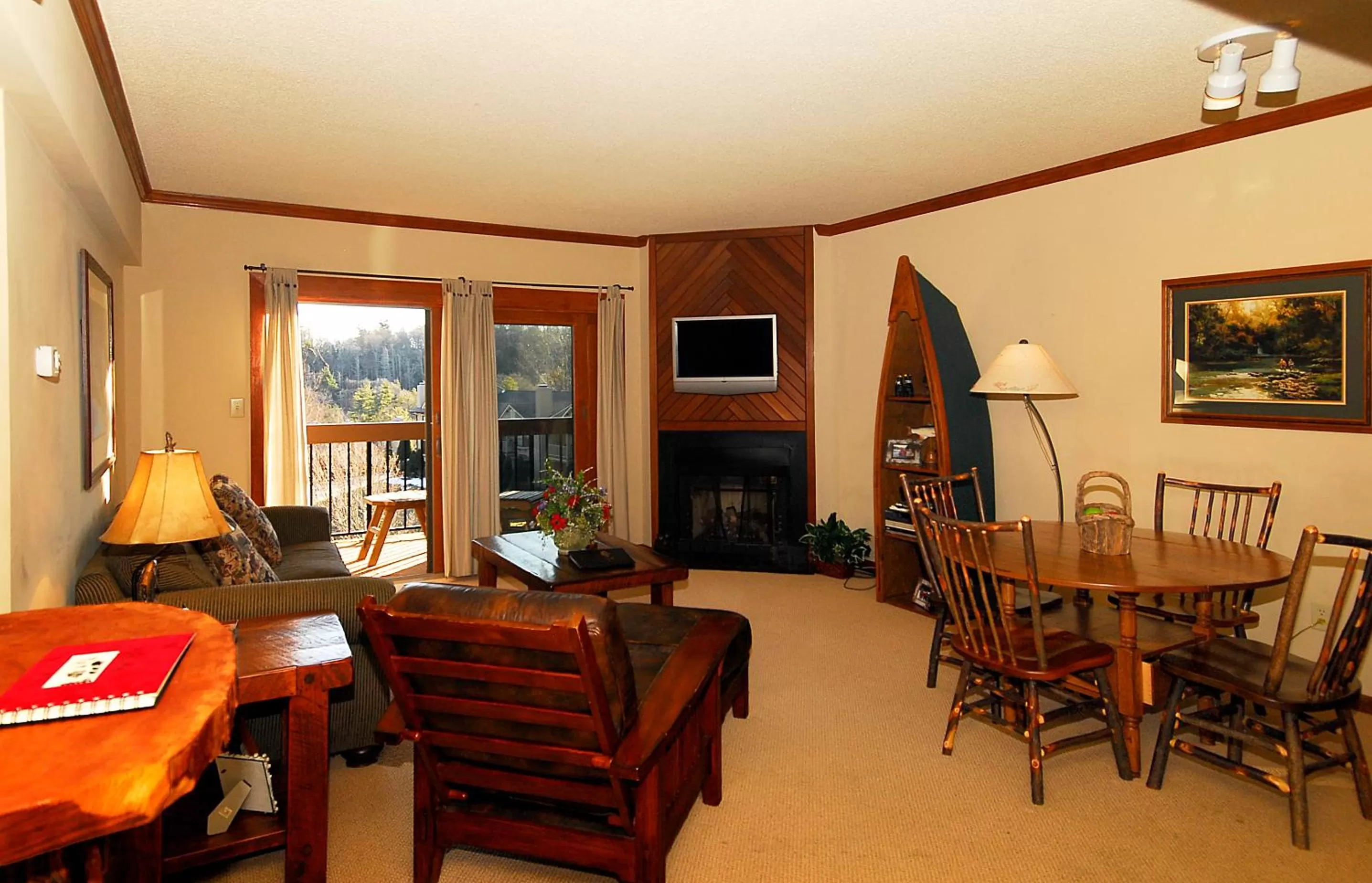 Living room in Chetola Resort Condominiums