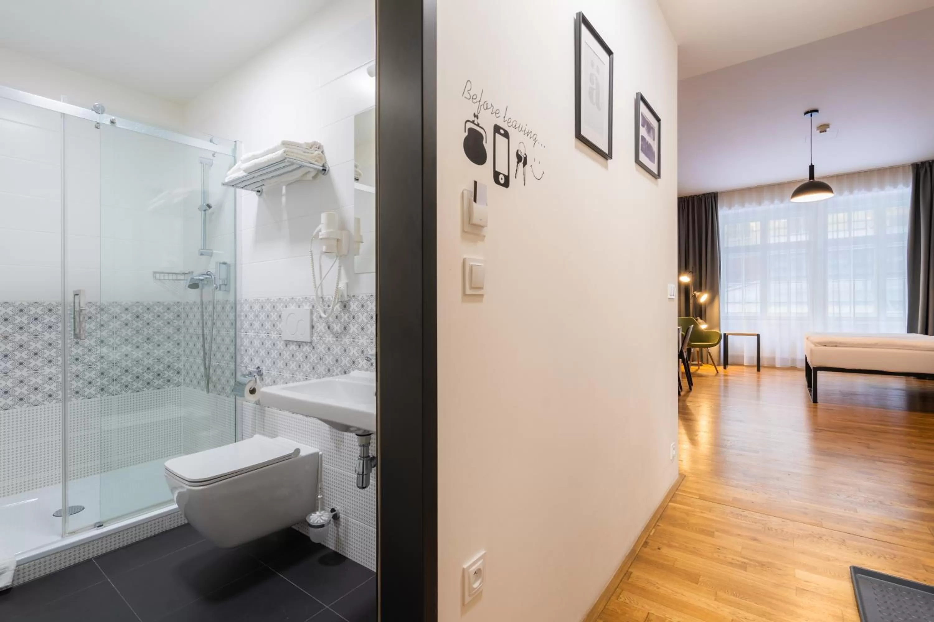 Area and facilities in EA ApartHotel Melantrich