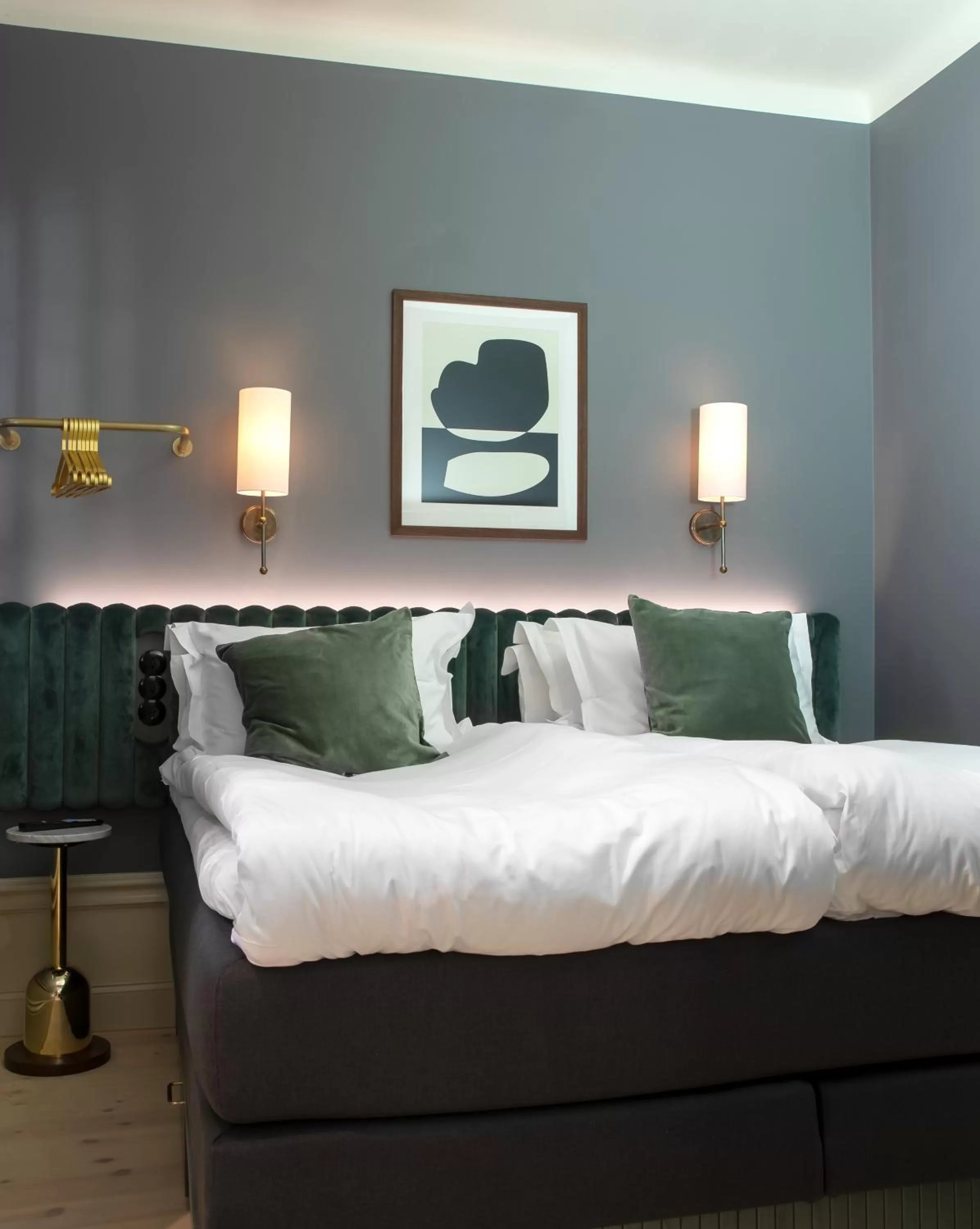 Bed in Hotel Frantz, WorldHotels Crafted