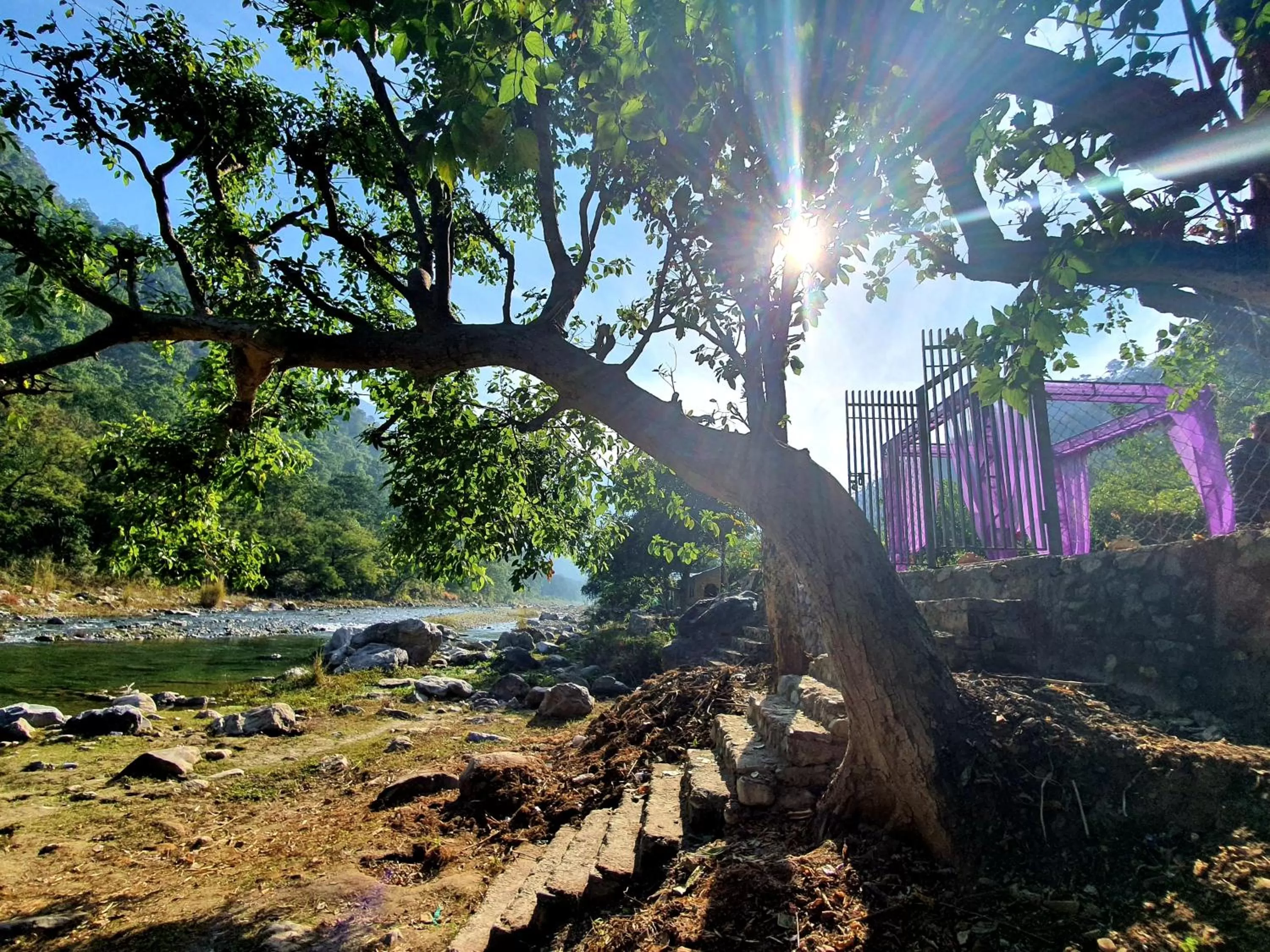 Natural landscape in Nishantam Rishikesh