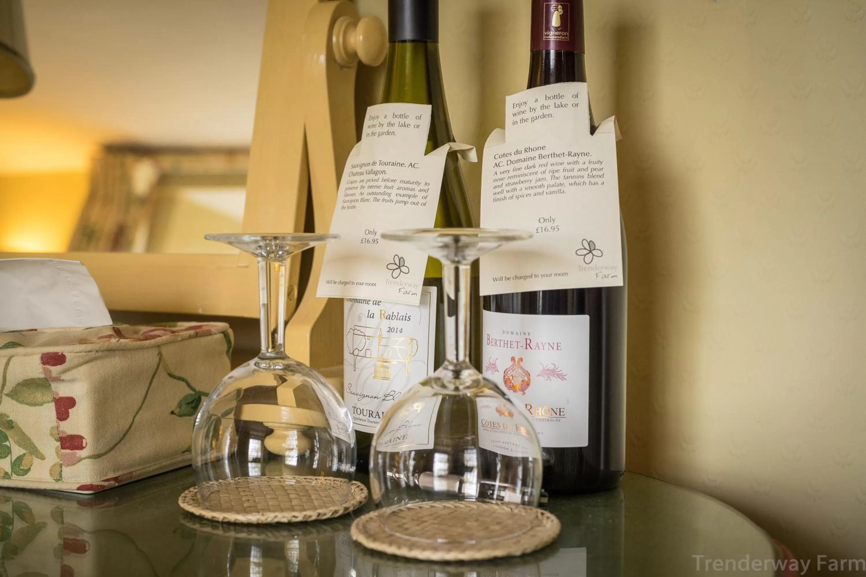 Alcoholic drinks in Trenderway Farm