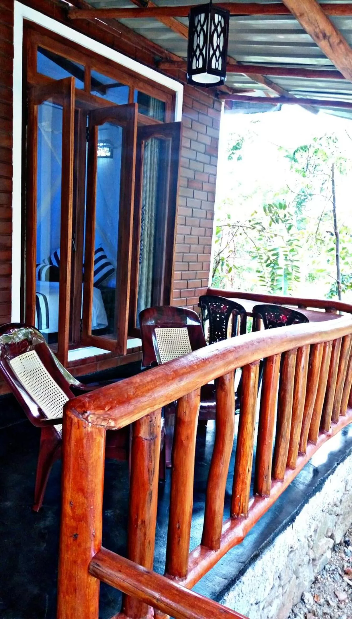 Balcony/Terrace in Cozy Homestay Waterfall Road Ella