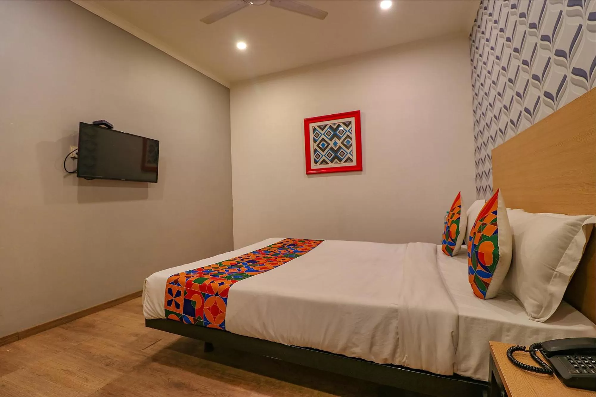 Bed in FabHotel Chattarpur Enclave - Opposite Tivoli Garden