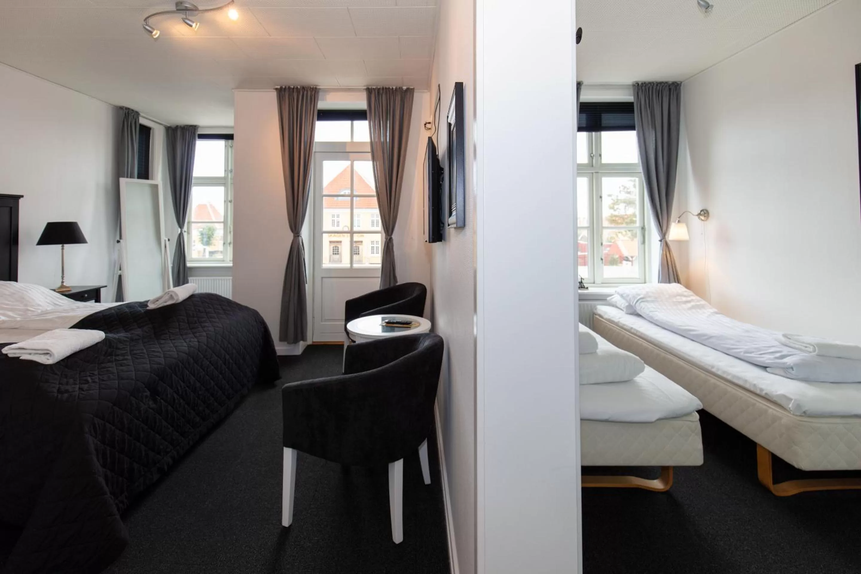 Bed in Skagen Hotel