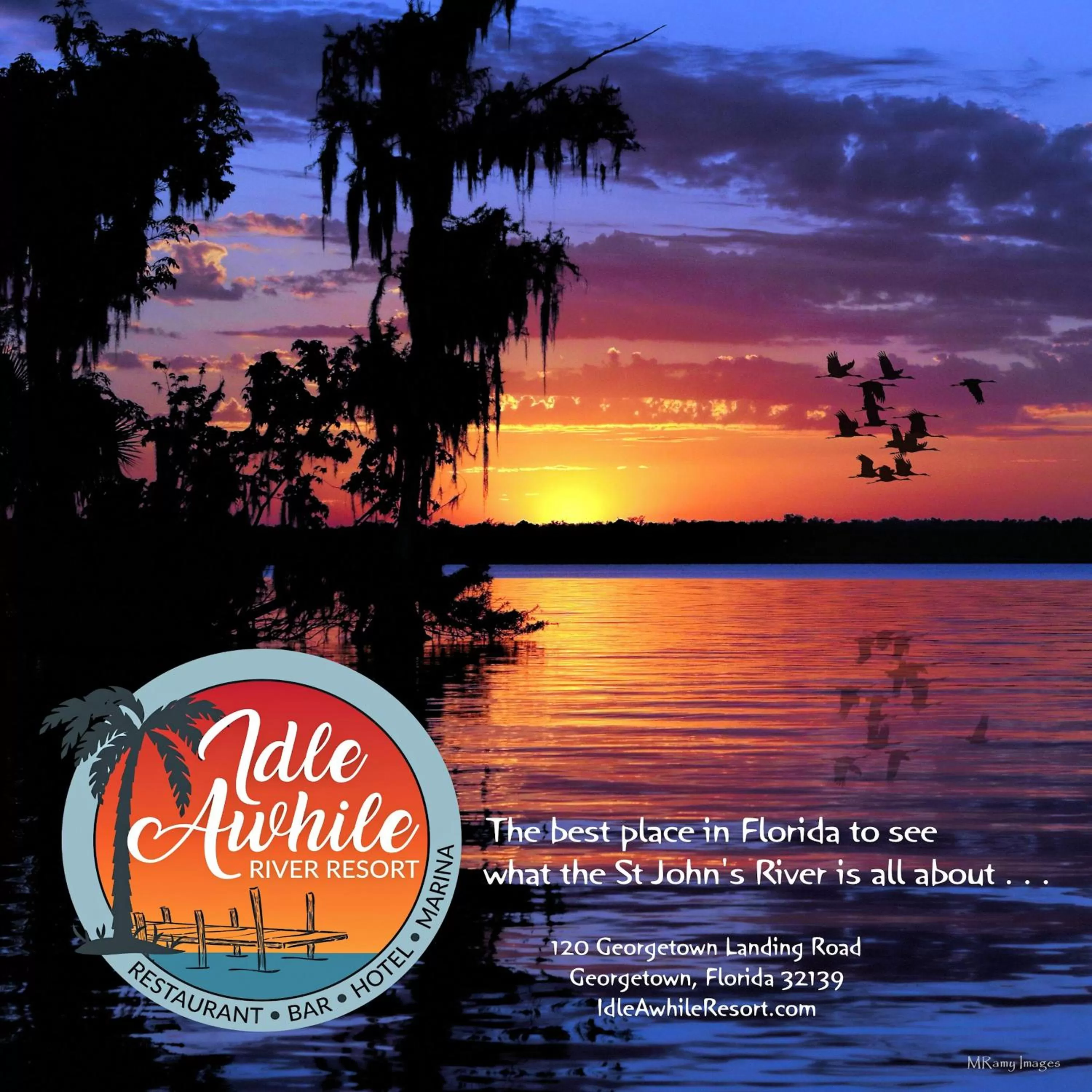 Sunset in Idle Awhile Resort