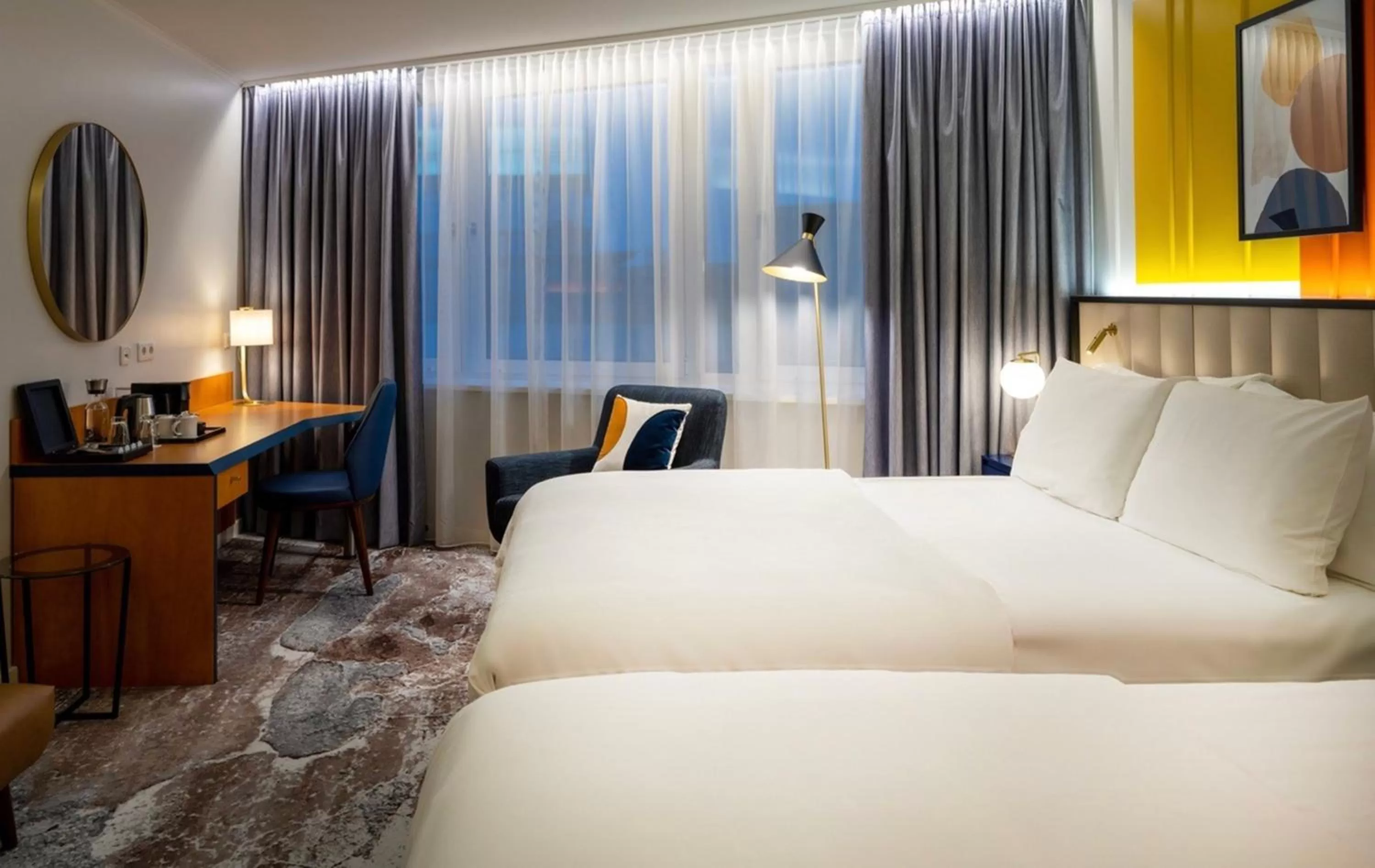 Photo of the whole room, Bed in voco Dusseldorf Seestern by IHG