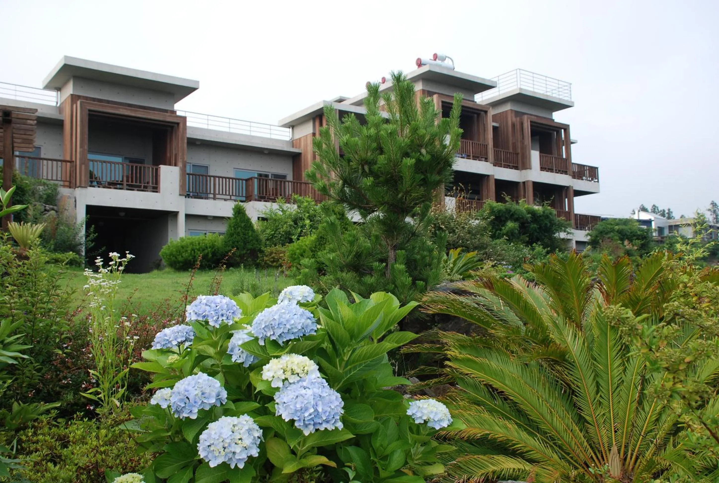 Facade/entrance in Jeju Eco Suites