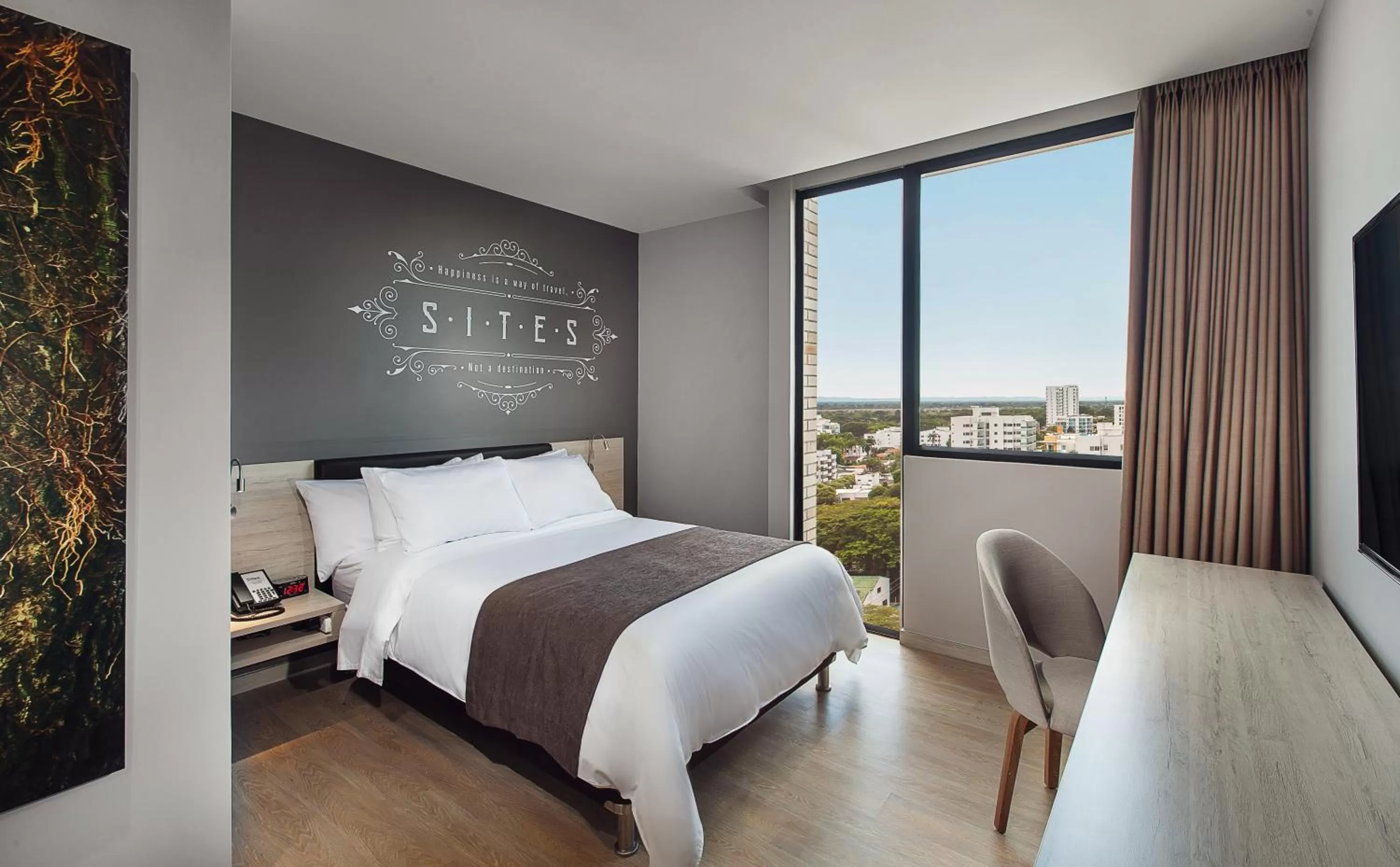 Bedroom, Bed in Hotel Sites Montería