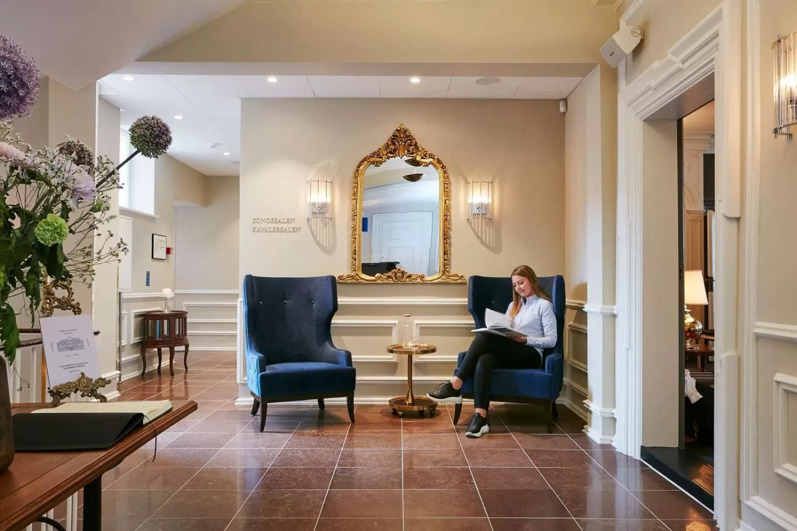 Lobby or reception in Jørgensens Hotel