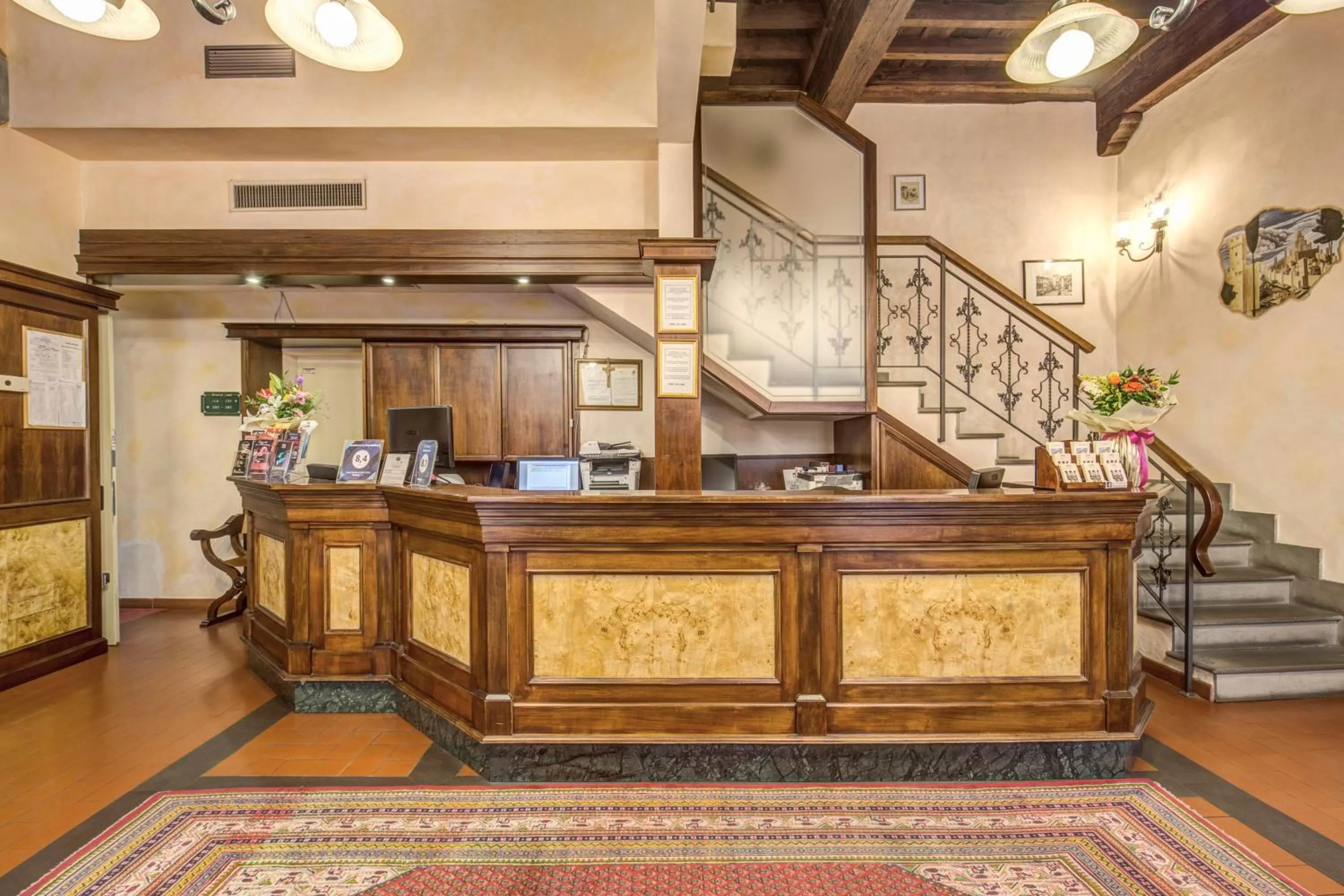 Lobby or reception in Hotel De Lanzi