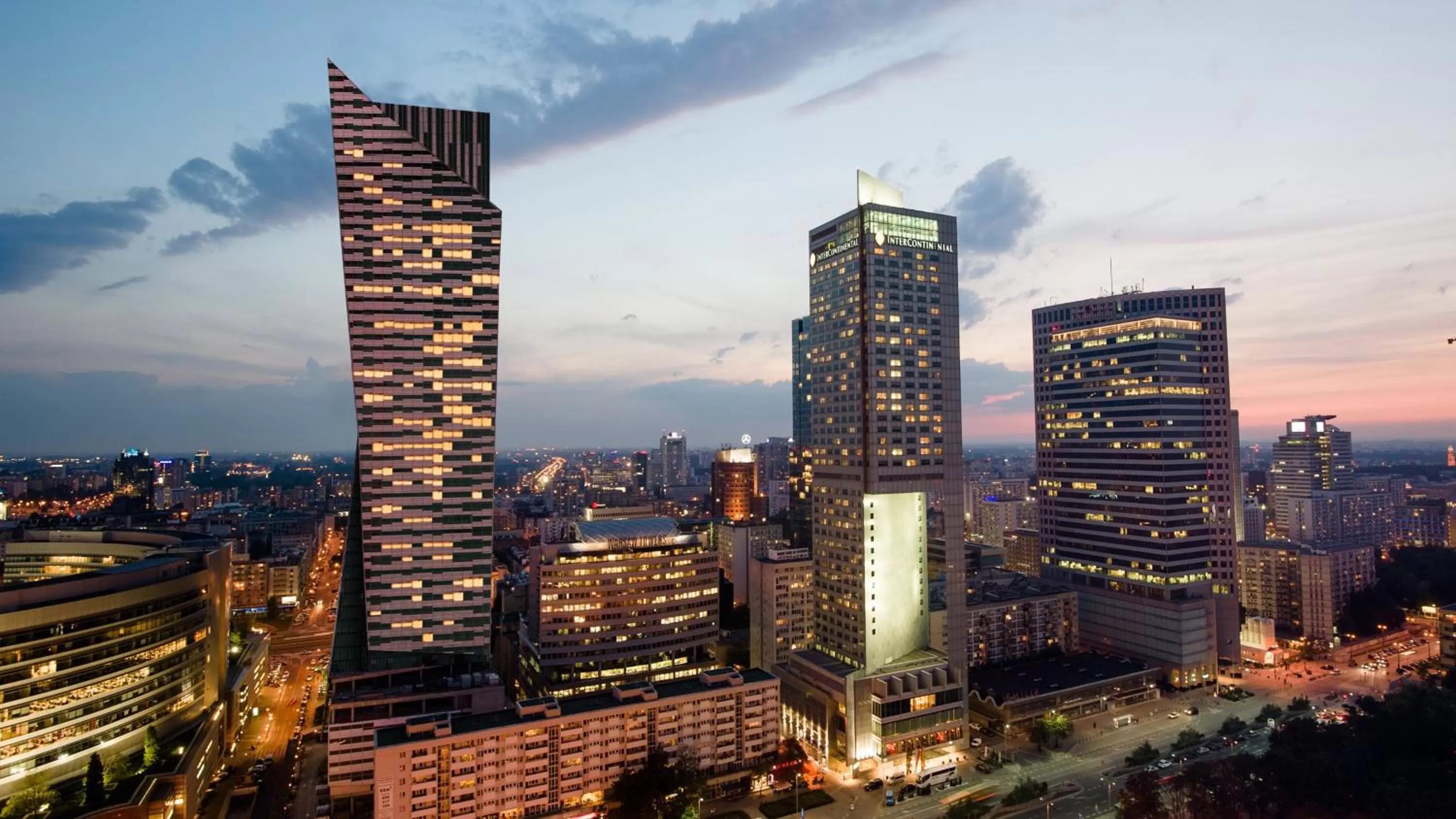 Property building in InterContinental Warszawa by IHG