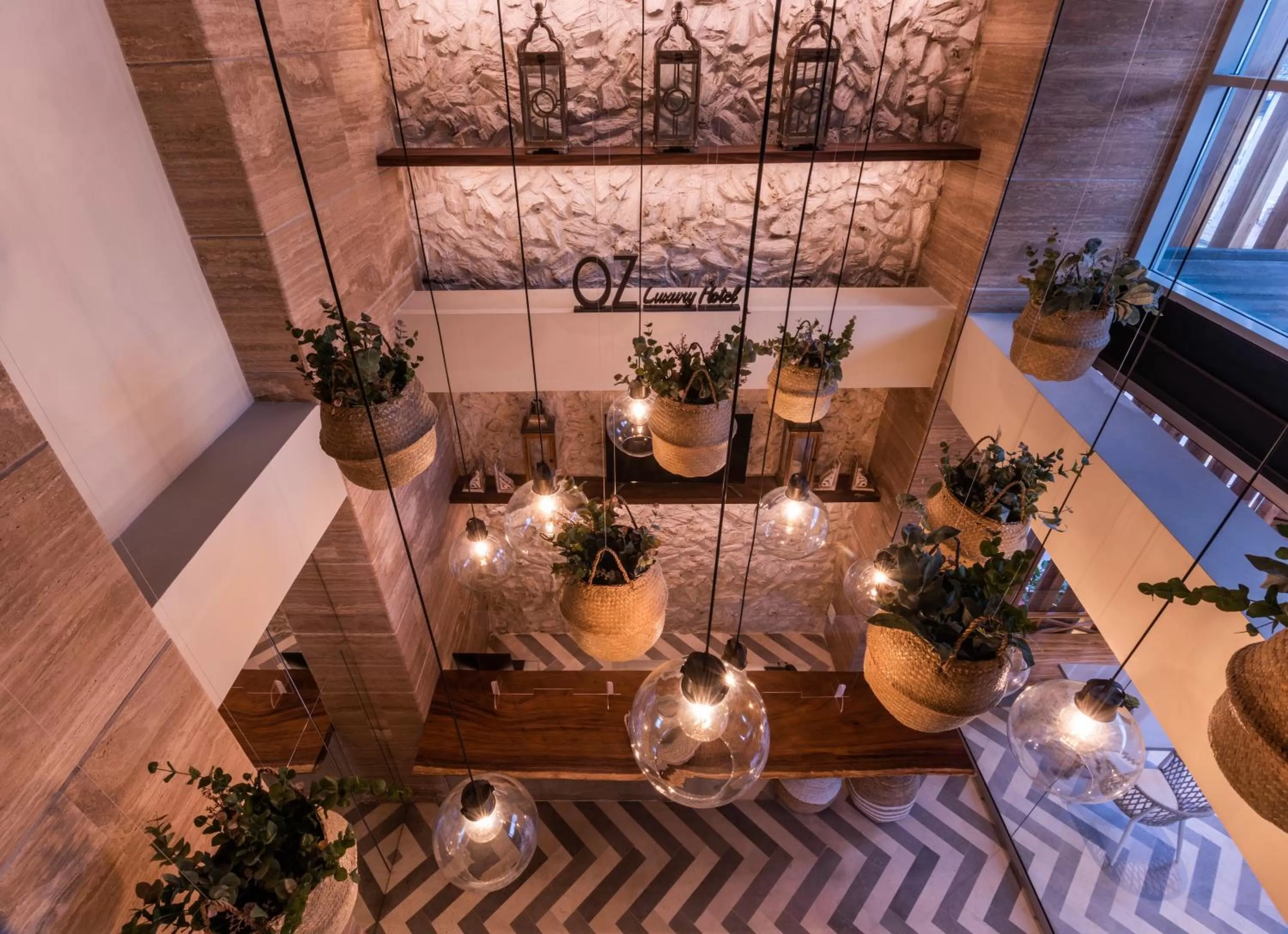 Decorative detail in Oz Hotel Luxury