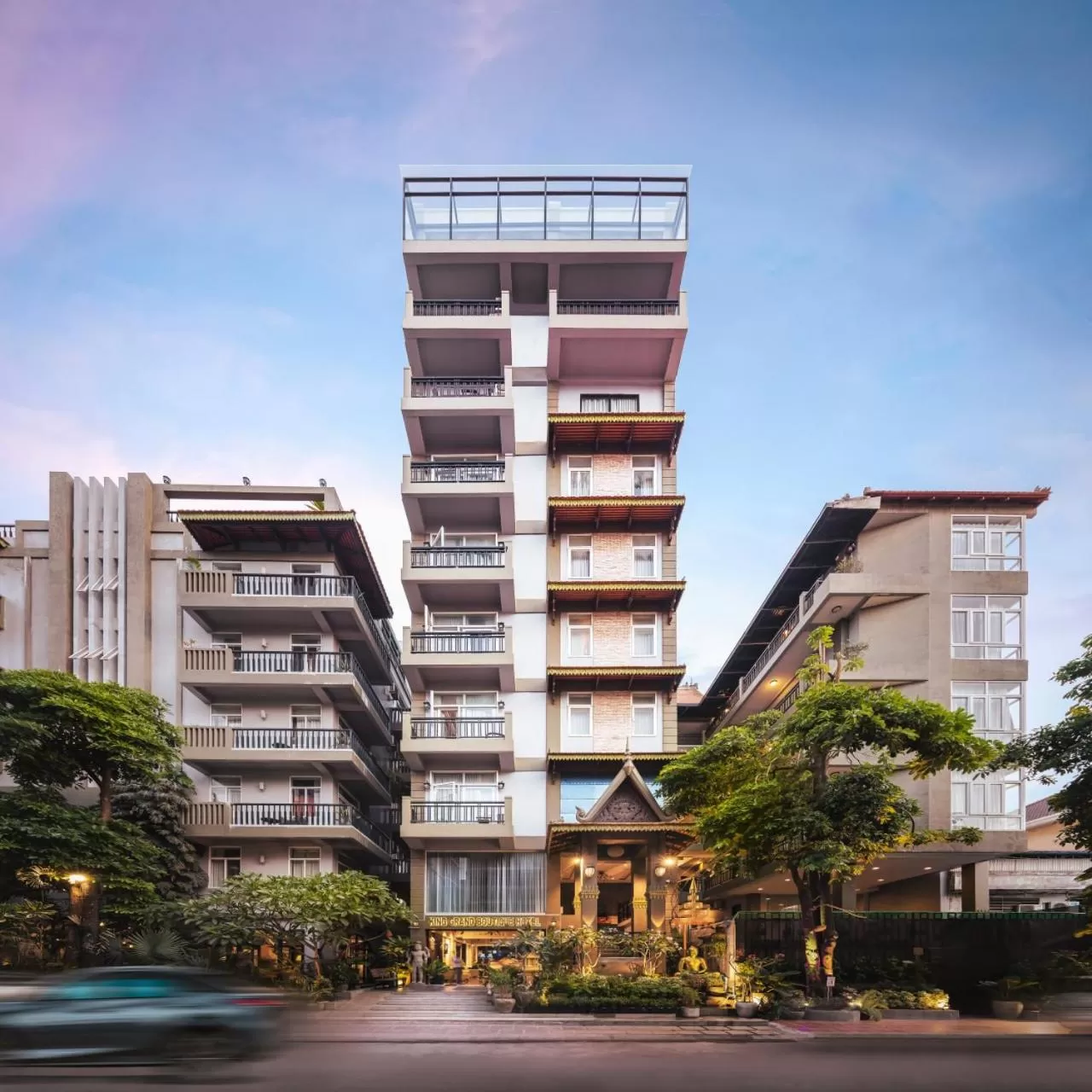 Property building in King Grand Boutique Hotel