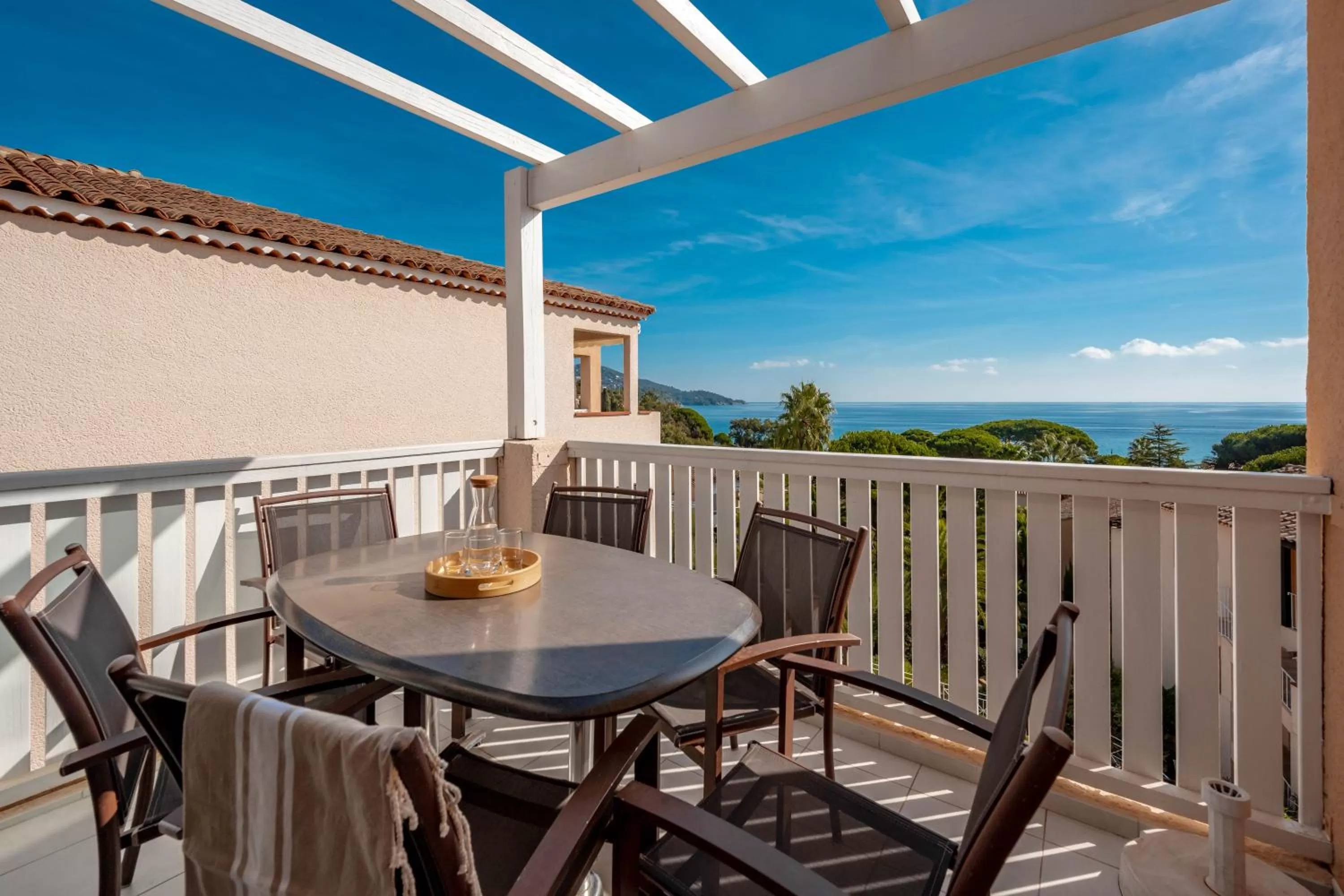 Patio in Résidence Pierre & Vacances L’Anse De Pramousquier