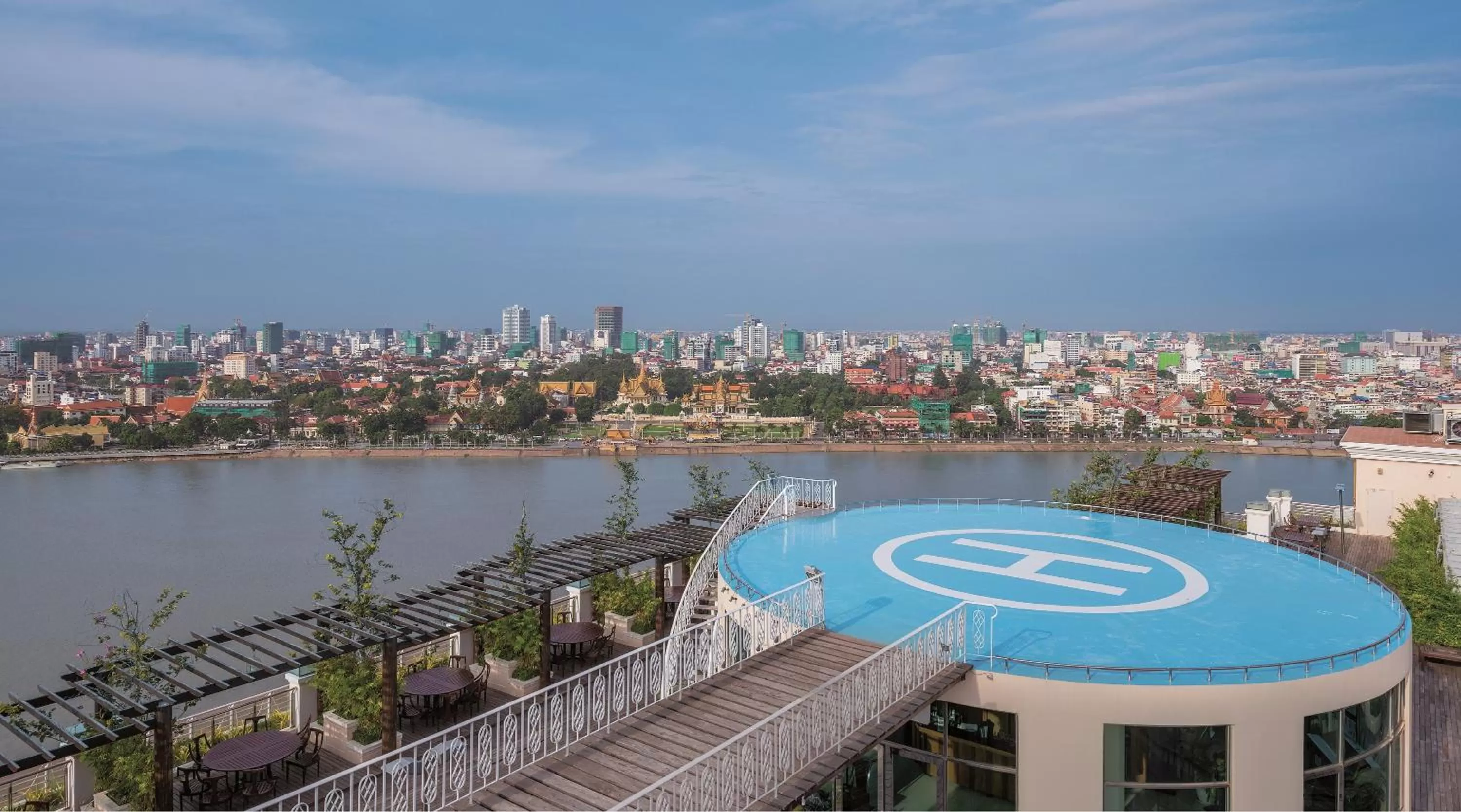 River view in Sokha Phnom Penh Hotel