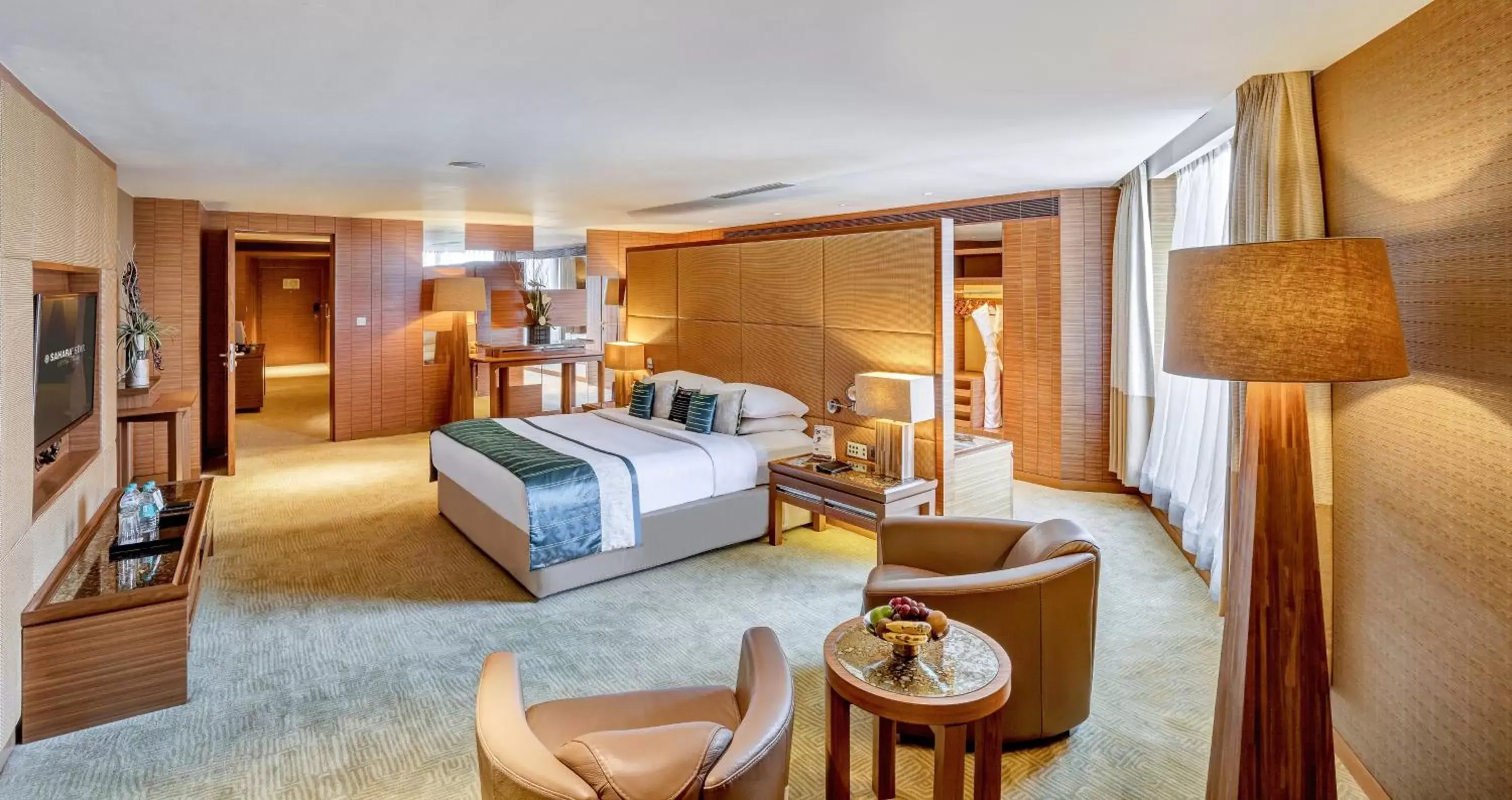 Neptune City View Suite with Bath Tub - single occupancy - King Bed (Non-Smoking) in Hotel Sahara Star Neptune City View Suite with Bath Tub - single occupancy - King Bed (Non-Smoking) in Hotel Sahara Star