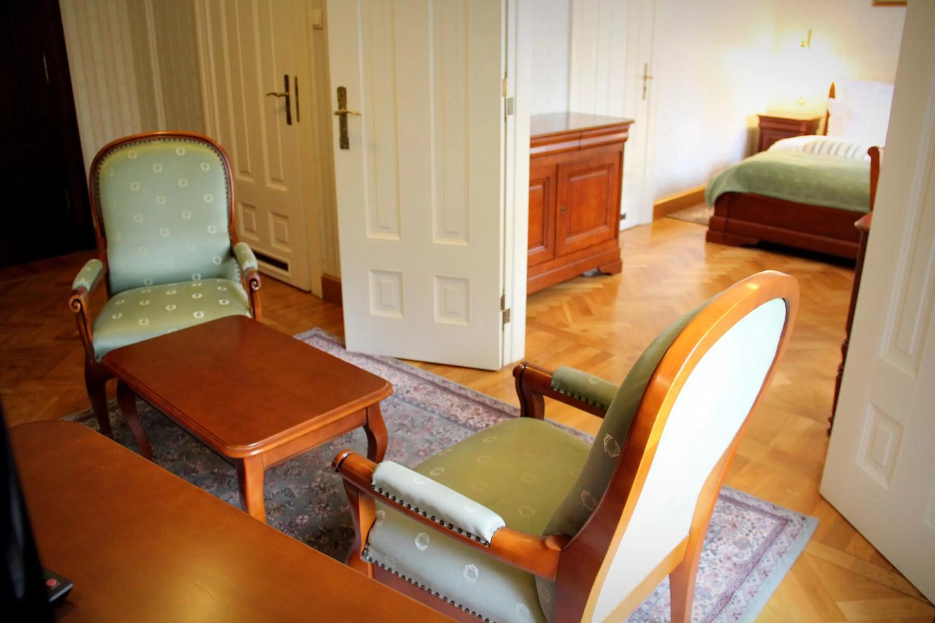 Photo of the whole room, Bed in Pałac Wiejce