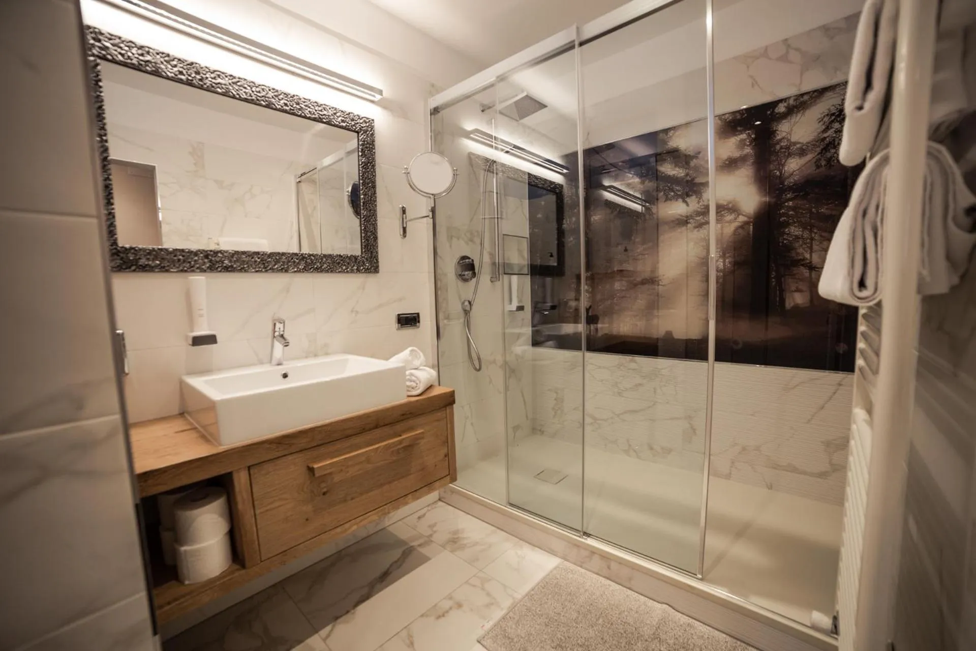 Bathroom in Freina Mountain Lifestyle Hotel