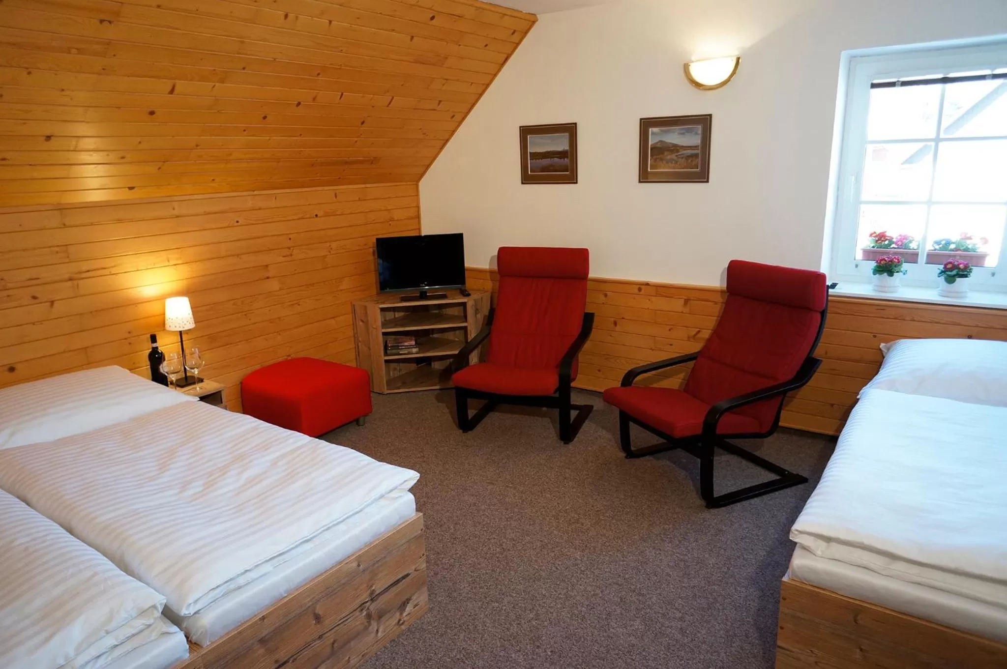 Bedroom, Bed in Penzion Čistá