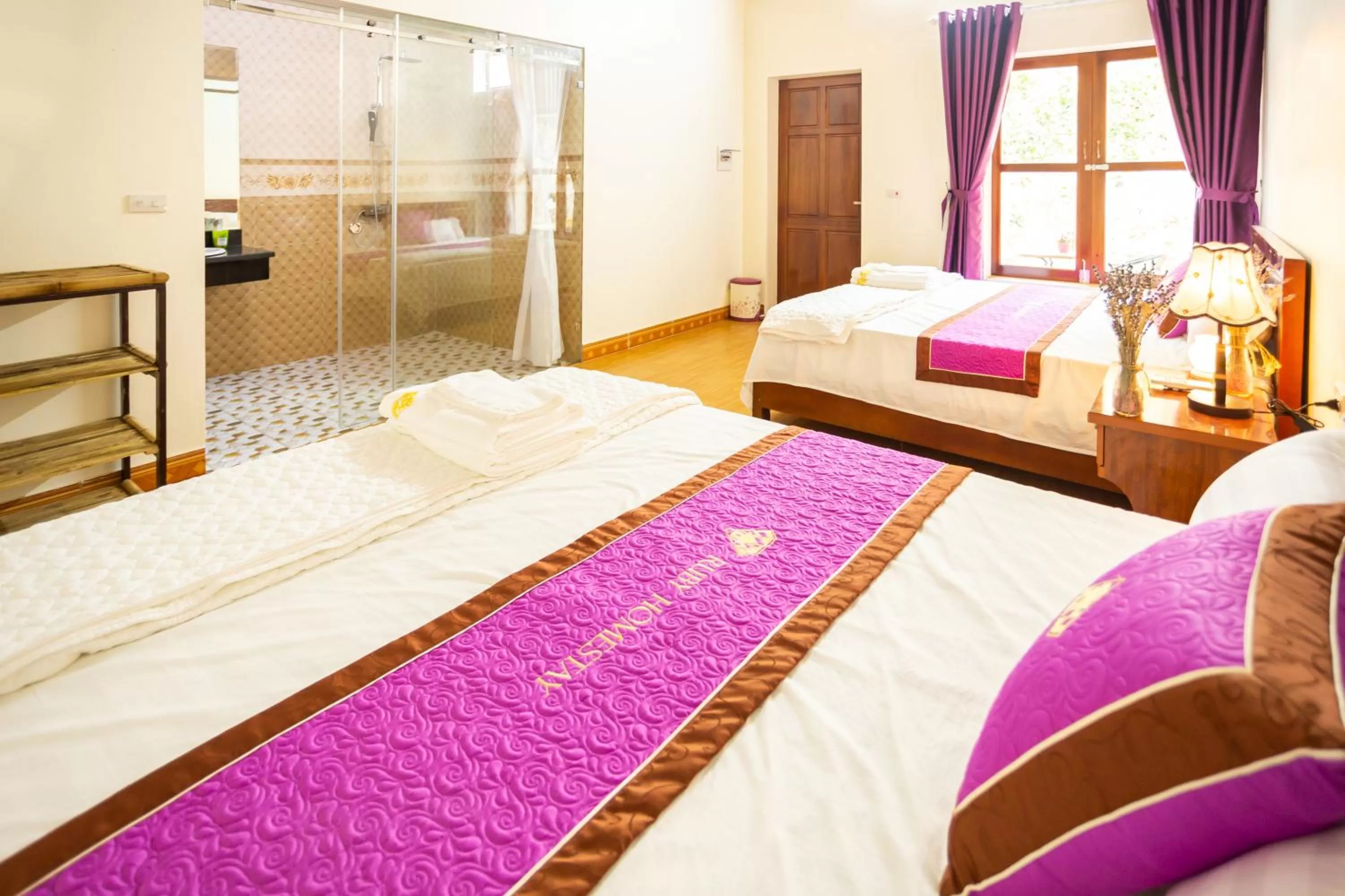 Bed in Ruby Homestay