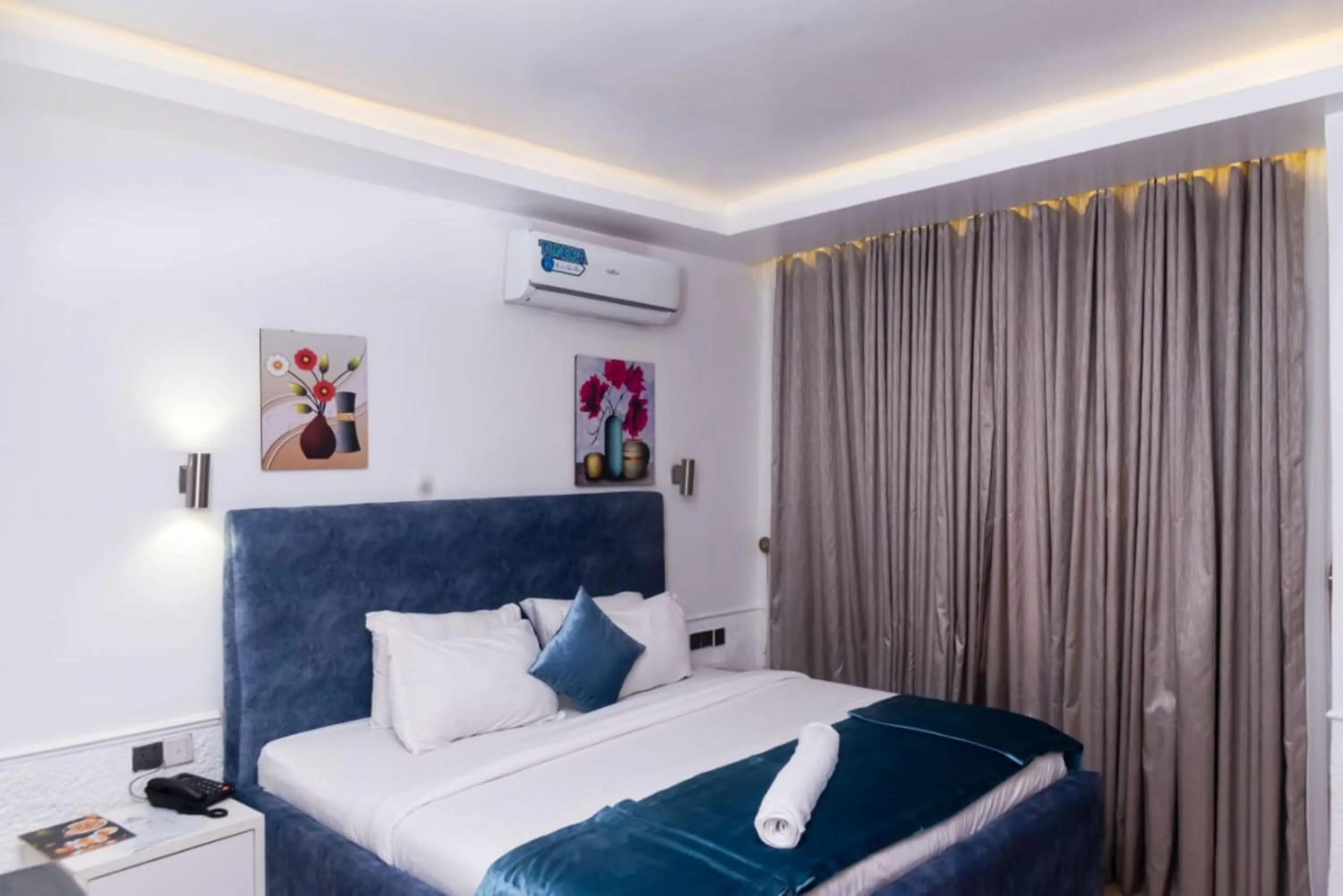 Bedroom, Bed in The Grosvenor Suites Gwarinpa Abuja