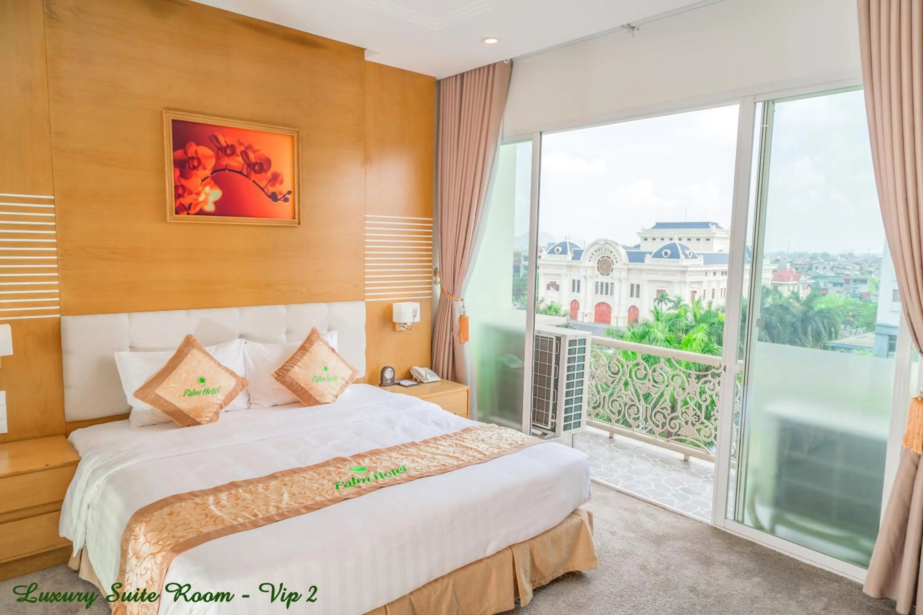 Bedroom, Bed in Palm Hotel Thanh Hoa