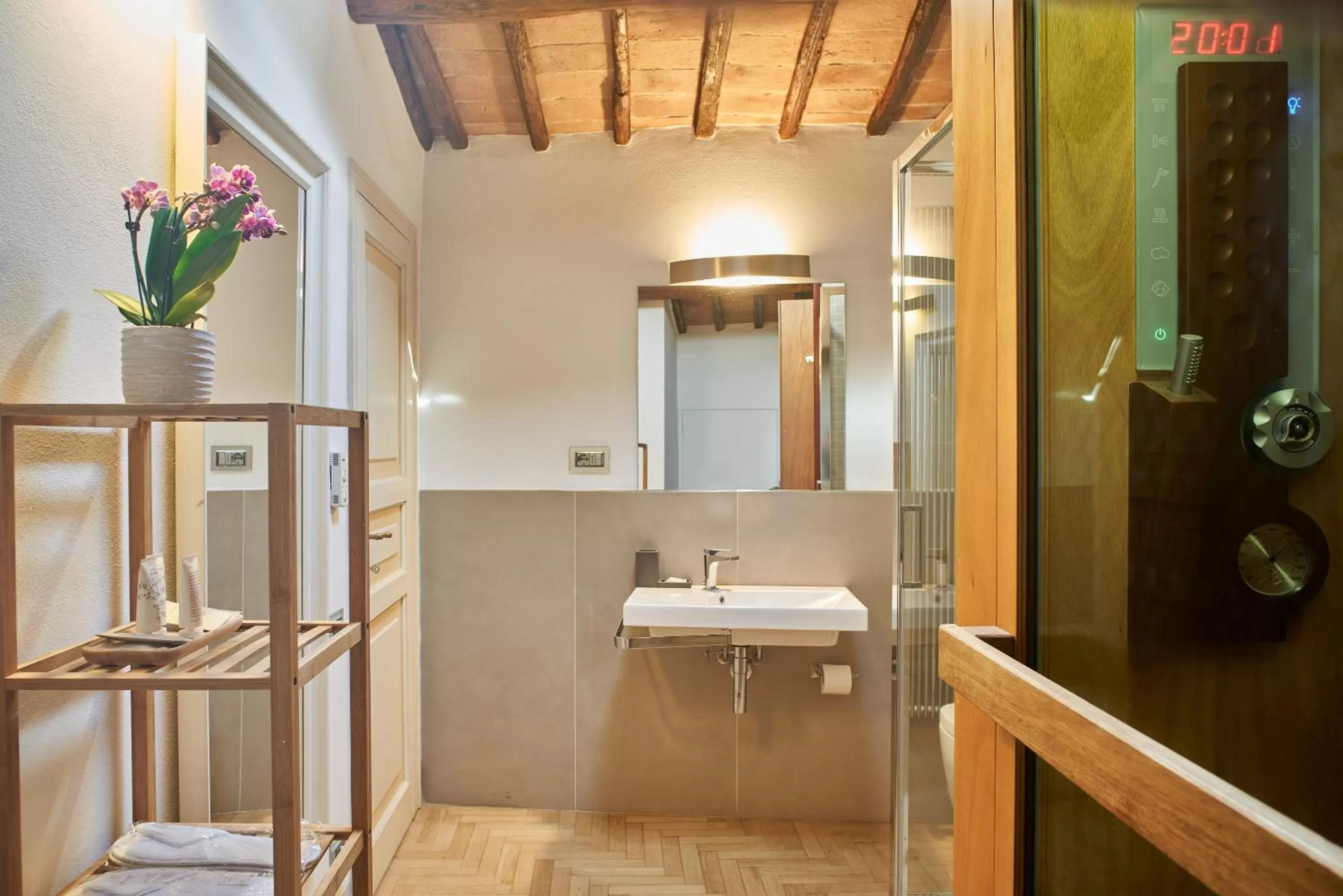 Sauna in B&B Le Logge Luxury Rooms