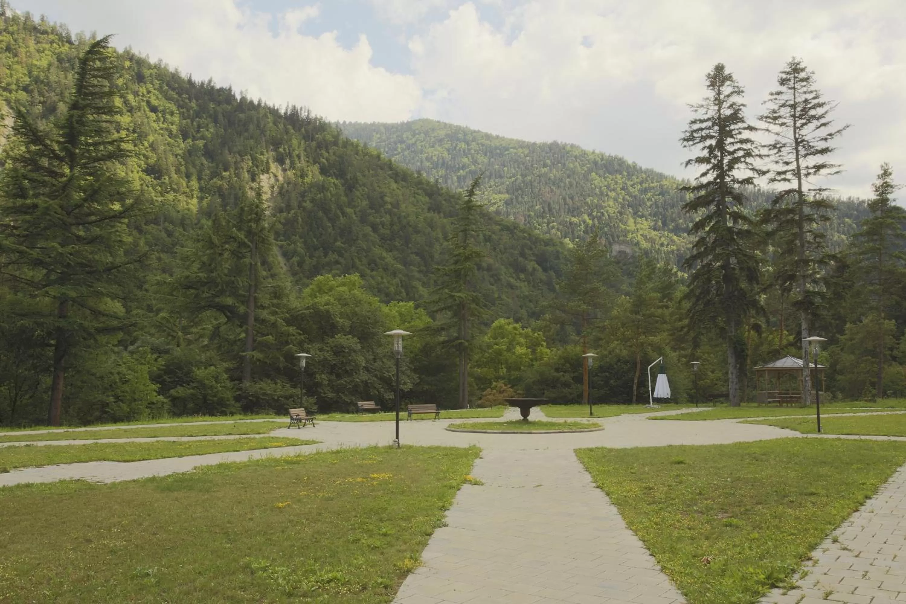 Garden in Borjomi Likani Health & Spa Centre