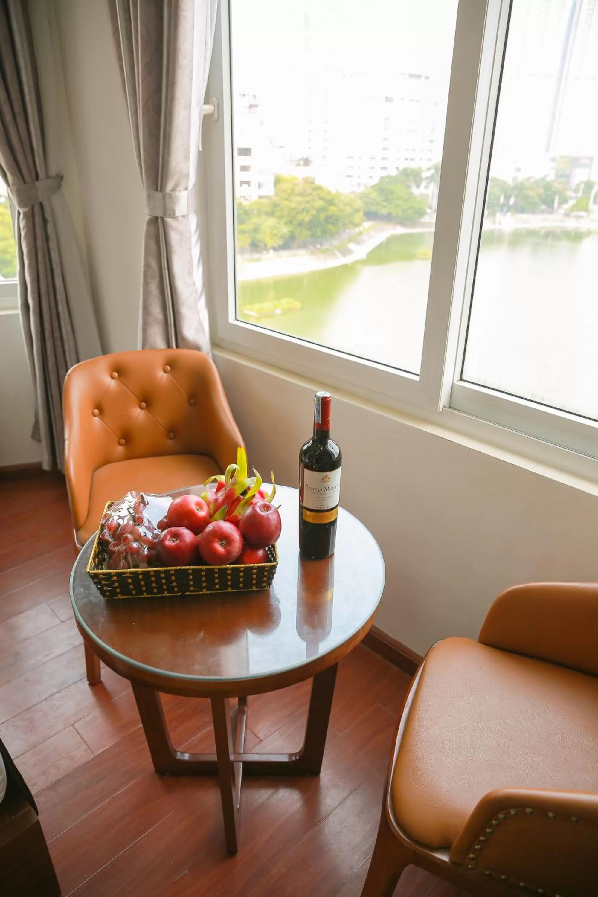 Seating area in Royal Hotel