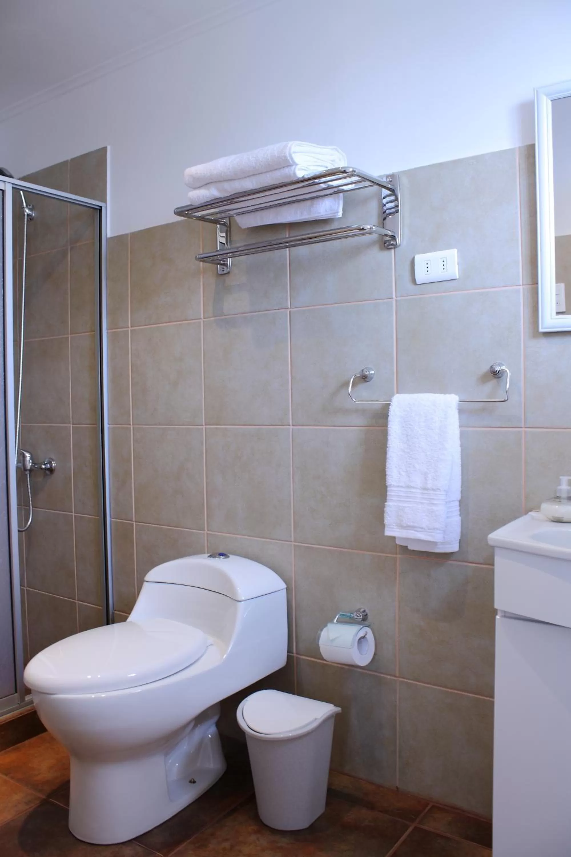 Shower in Hostal Cepa Noble