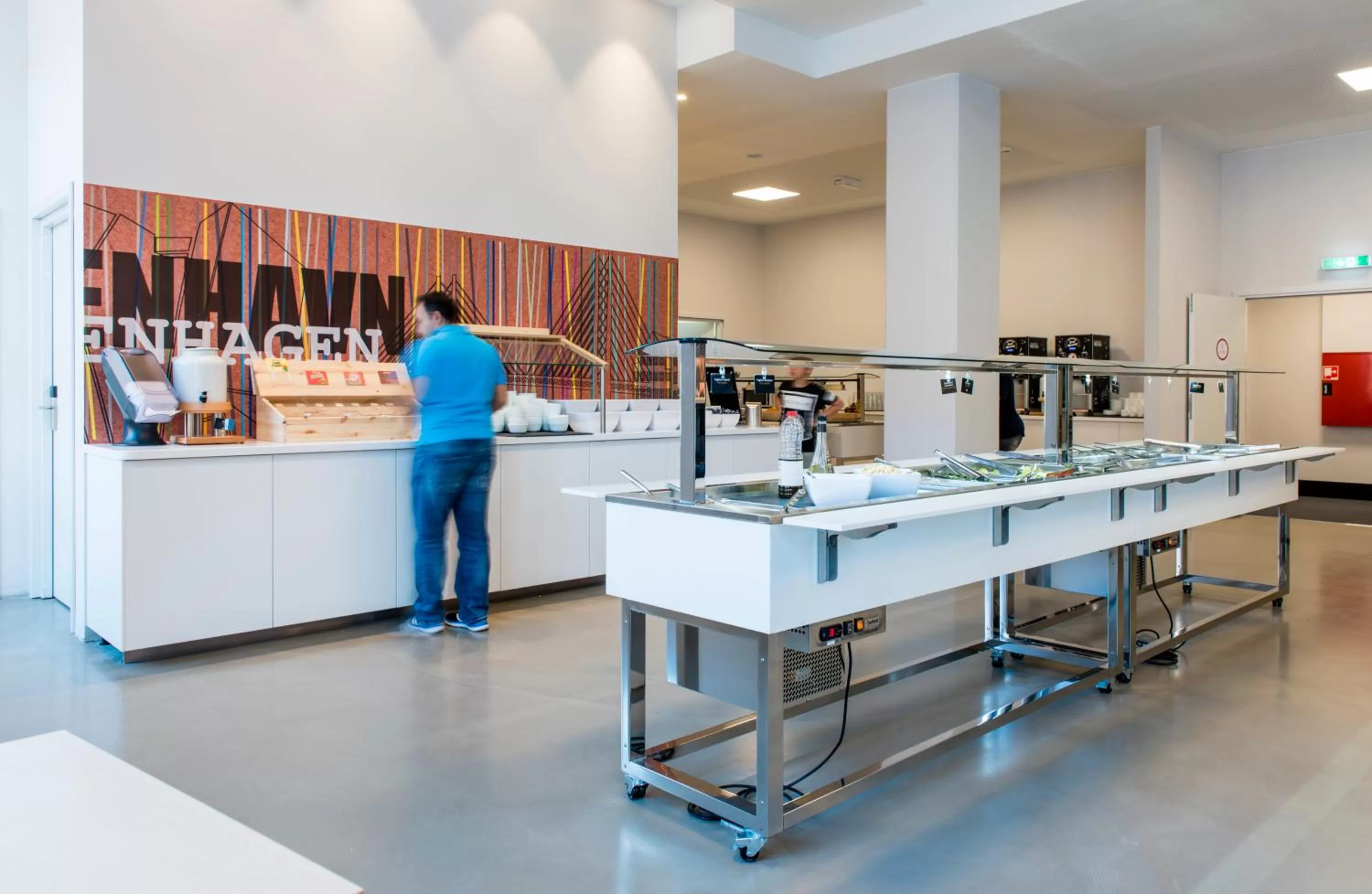 Buffet breakfast in a&o Copenhagen Nørrebro