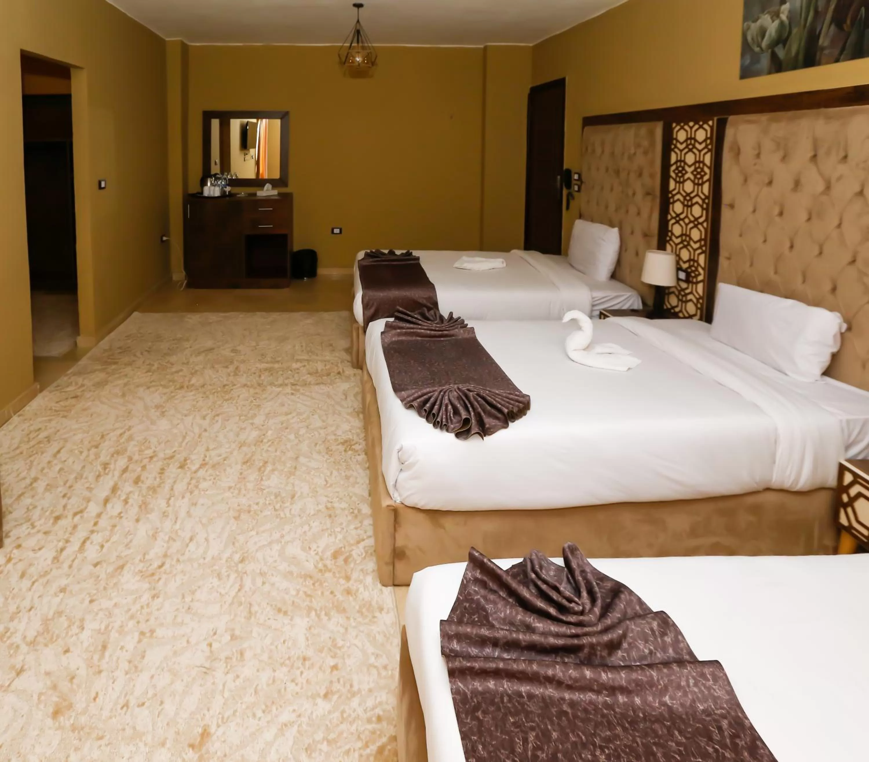 TV and multimedia, Bed in King Cheops Inn - Pyramid View